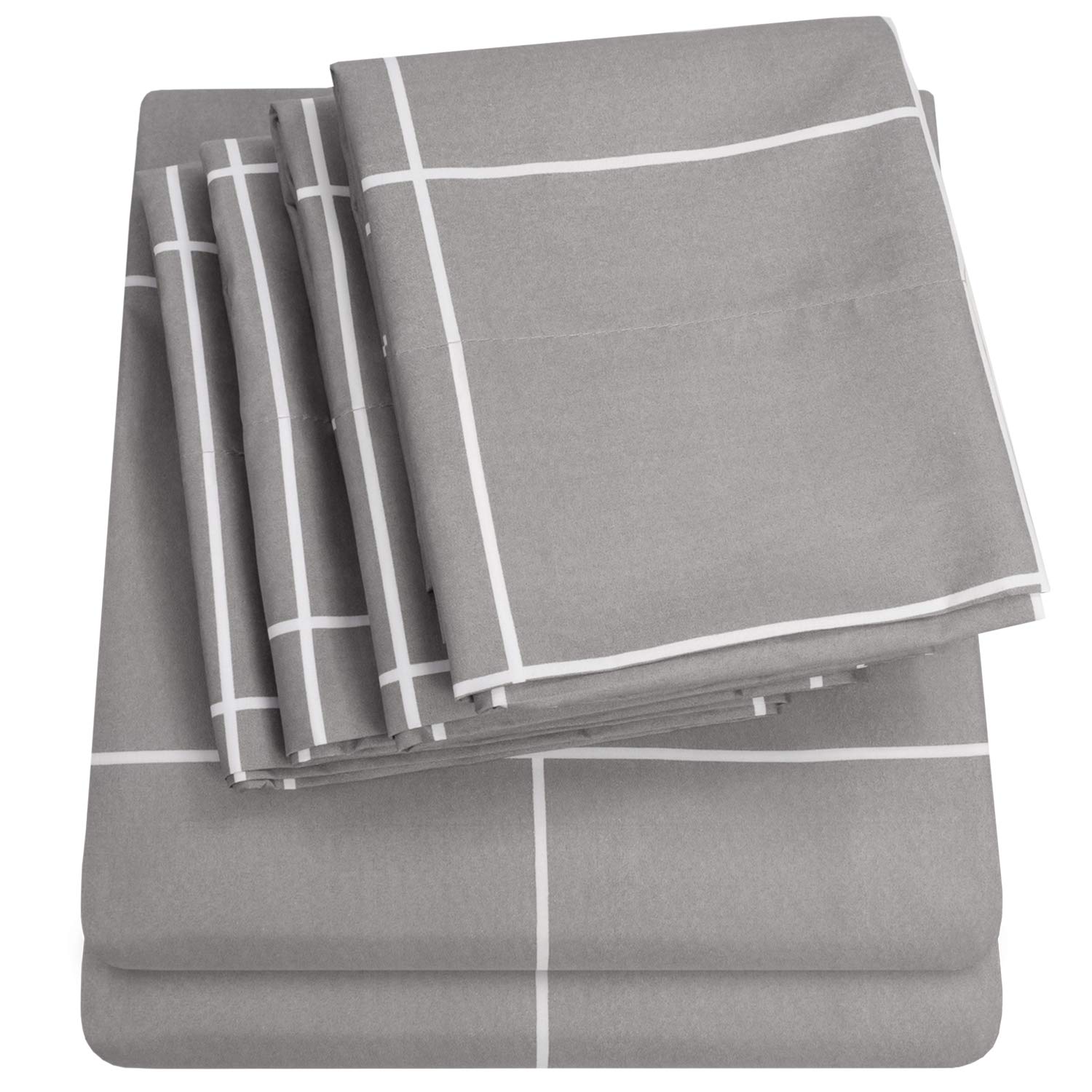 Foto 2 pulgar | Sábanas Sweet Home Collection 1500 Supreme Twin Grey - Venta Internacional.