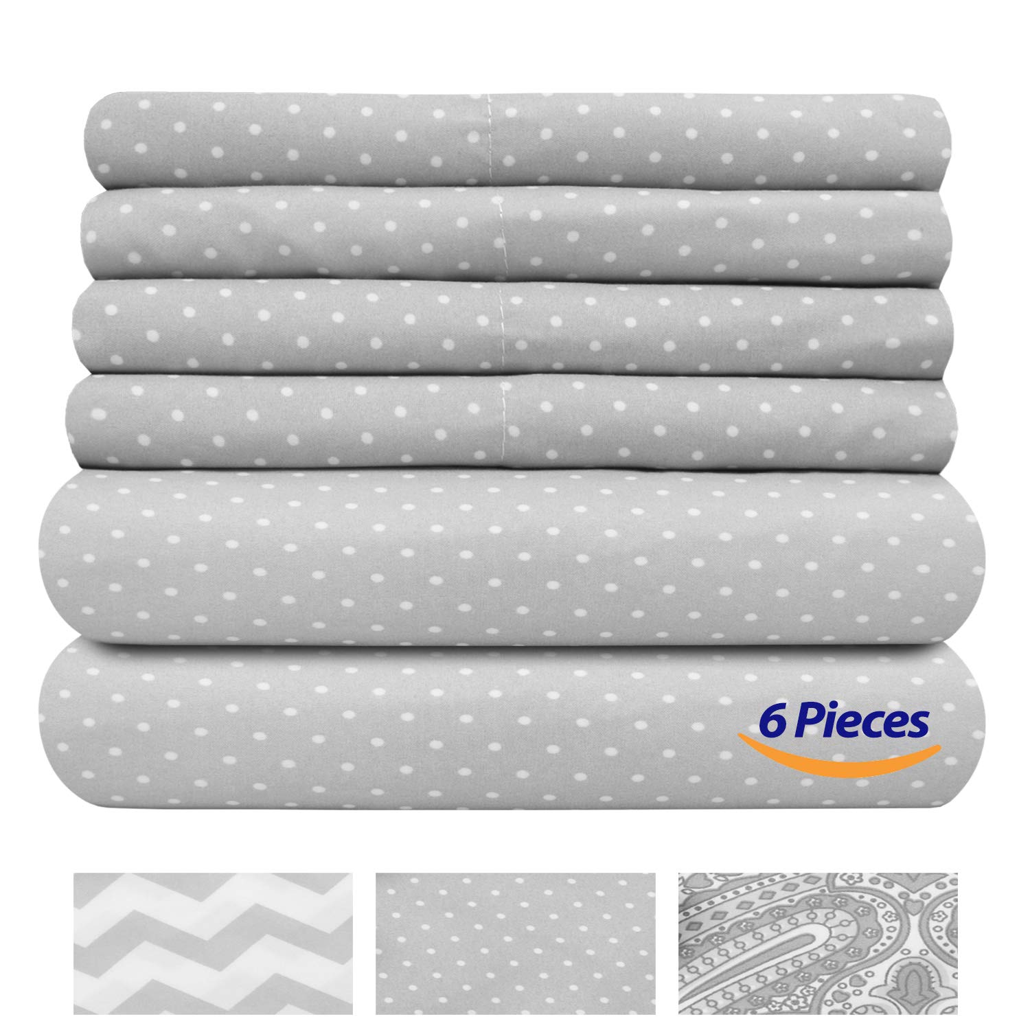 Foto 5 pulgar | Sábanas Sweet Home Collection, 6 Unidades, 1500 Supreme Full - Venta Internacional.