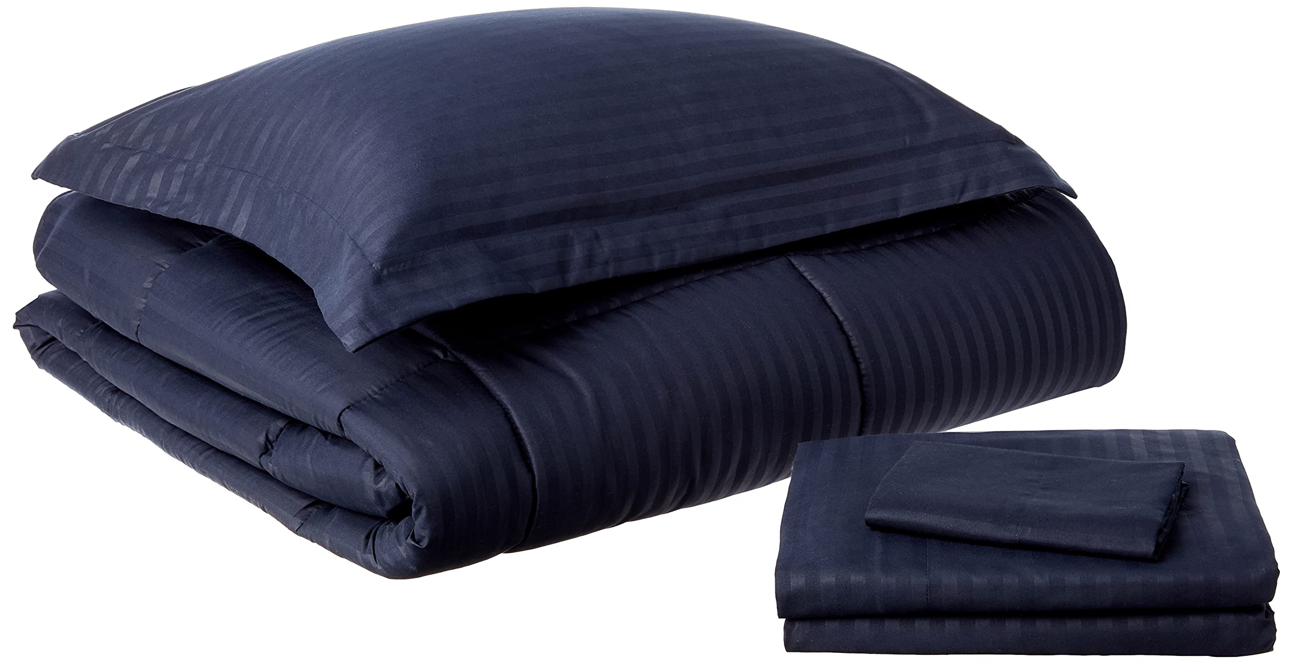Foto 2 pulgar | Set De Edredón Sweet Home Collection Dobby Navy Twin, 6 Piezas - Venta Internacional.