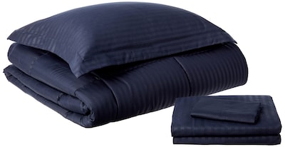 Foto 1 | Set De Edredón Sweet Home Collection Dobby Navy Twin, 6 Piezas - Venta Internacional.