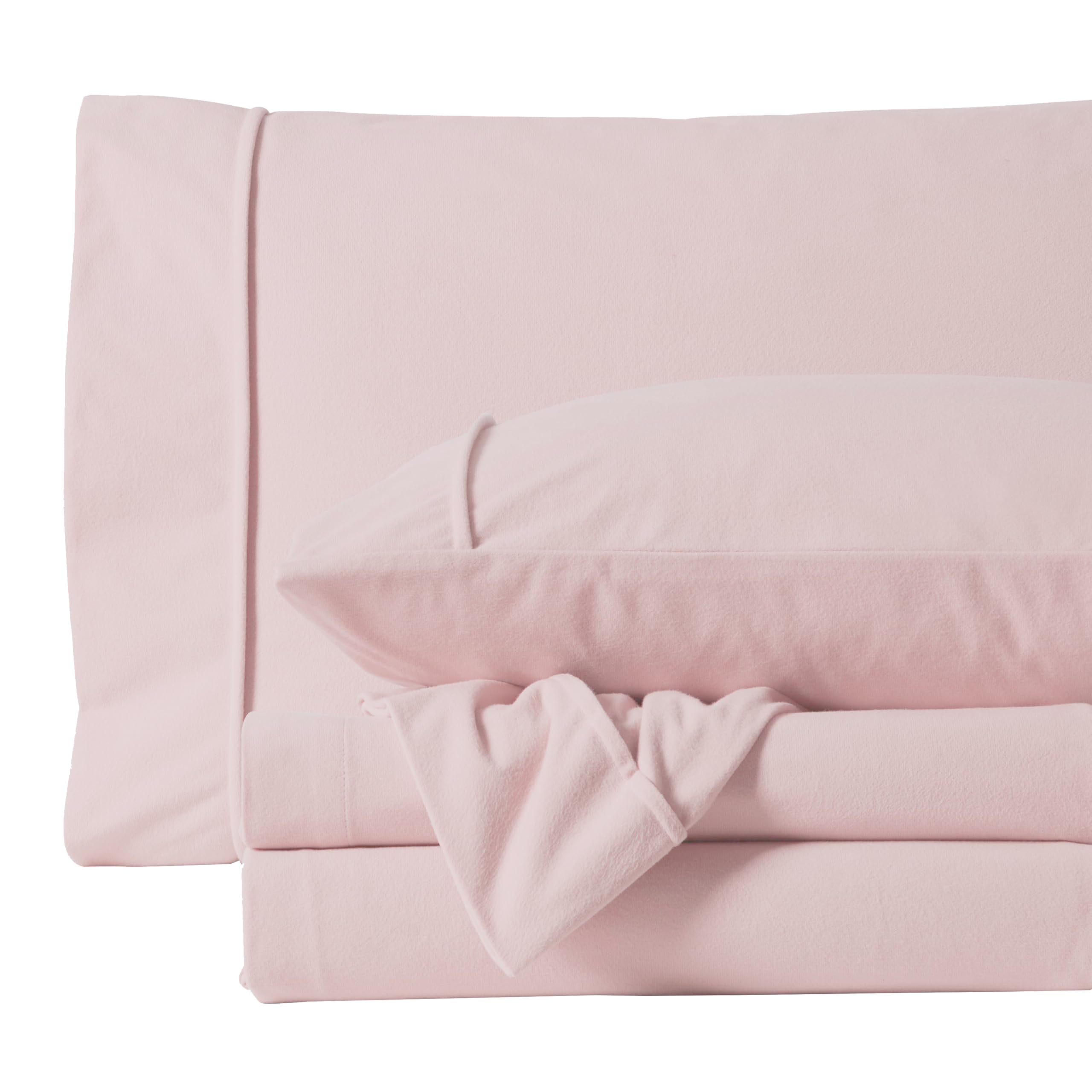 Foto 5 | Sábanas De Franela Sweet Home Collection Queen Rosa Pálido - Venta Internacional.