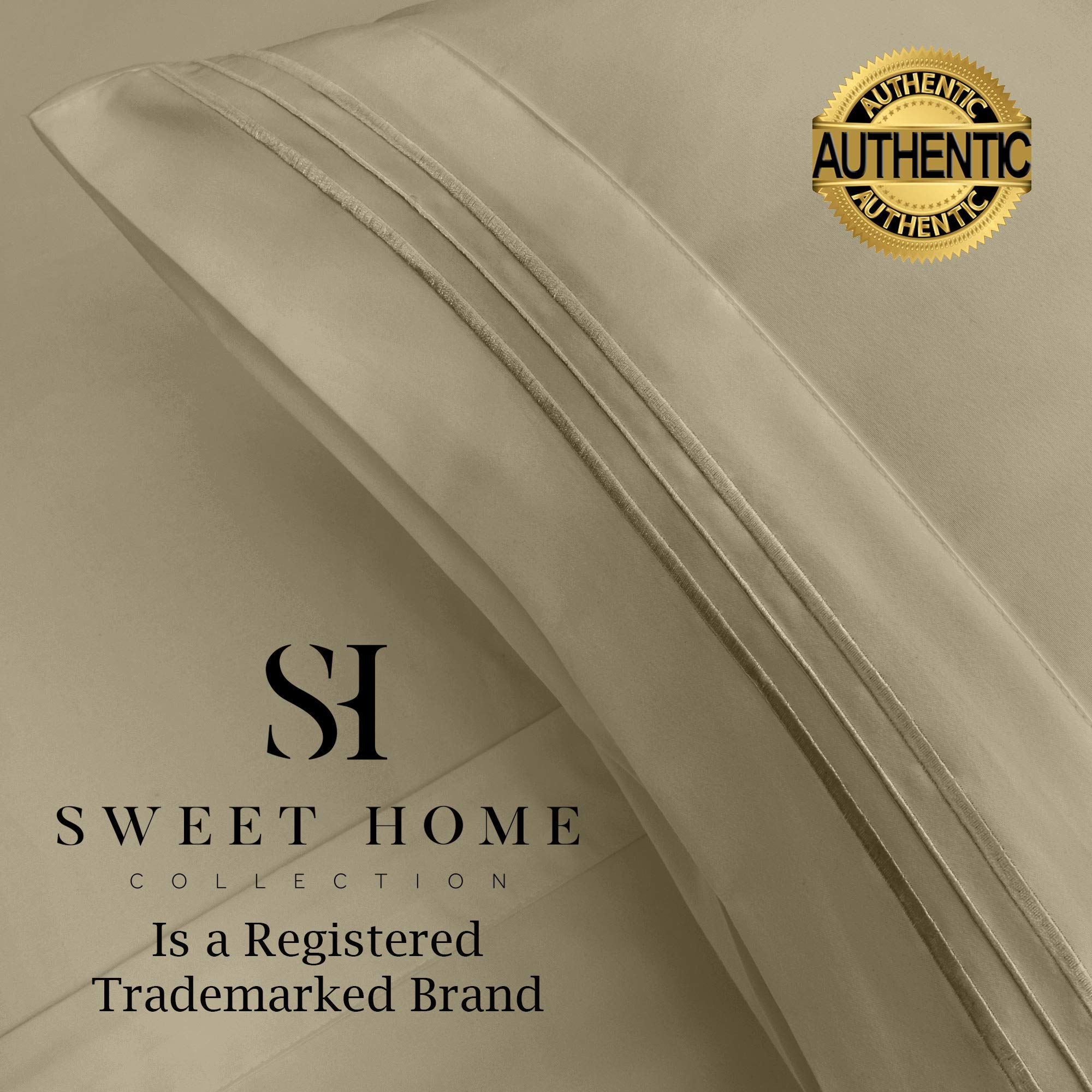 Foto 4 | Juego De Sábanas Sweet Home Collection 1500 Supreme King, Color Verde Salvia - Venta Internacional.