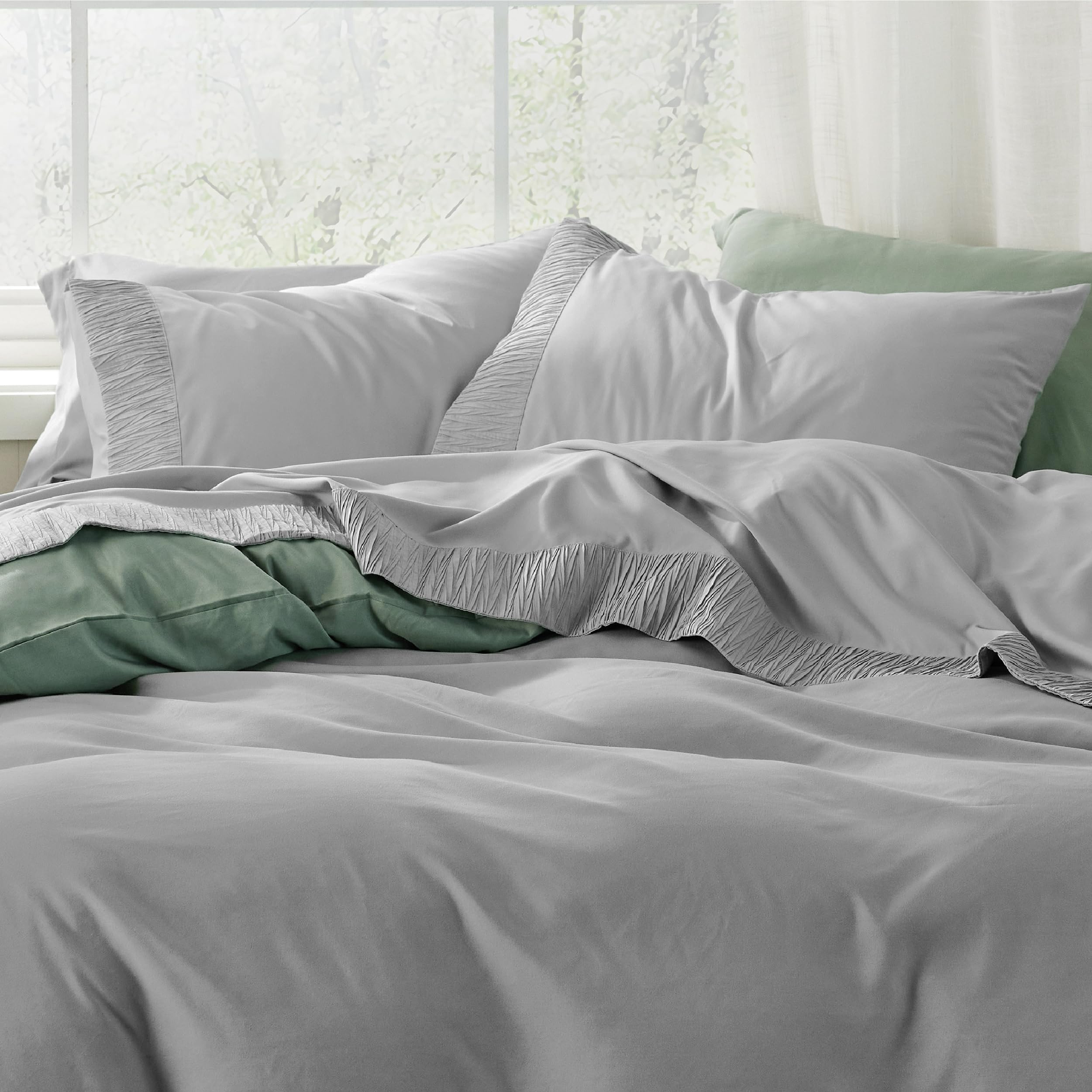 Foto 5 pulgar | Juego de Sábanas Bedsure King Size 4 Piezas Microfibra - Venta Internacional
