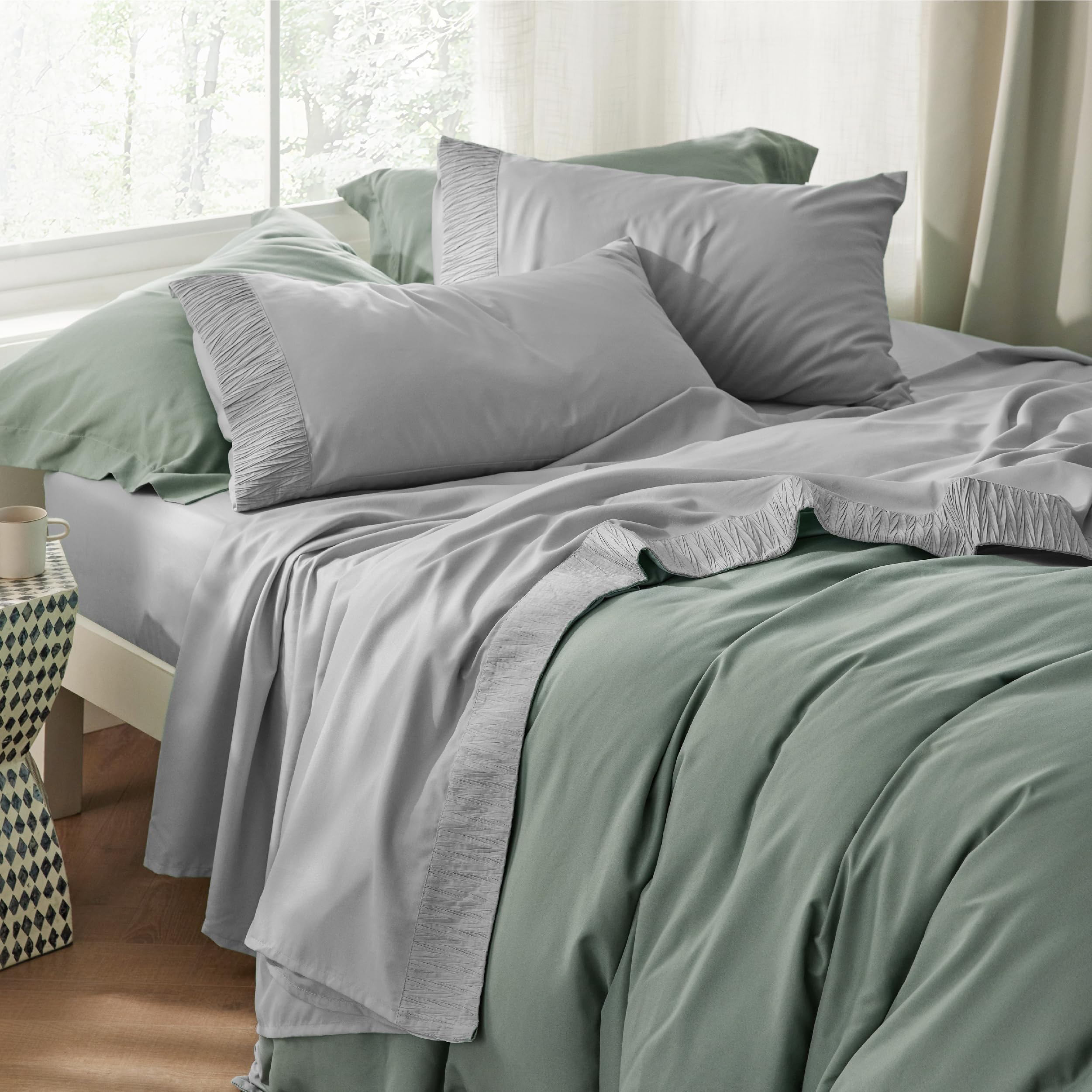 Foto 6 | Juego de Sábanas Bedsure King Size 4 Piezas Microfibra - Venta Internacional