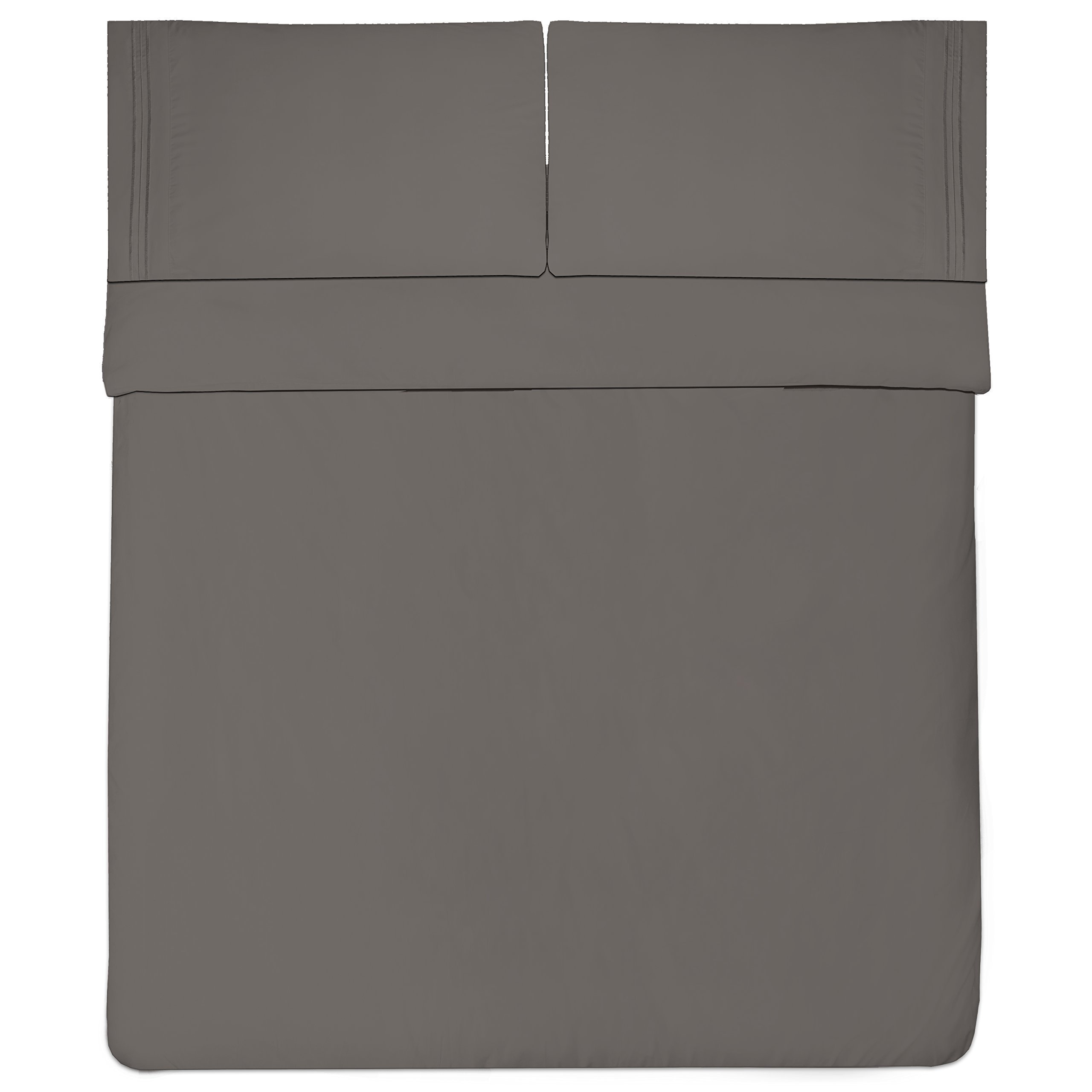 Foto 2 pulgar | Juego de Sábanas Sweet Home Collection California King Gris - Venta Internacional