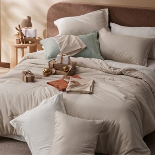 Foto 4 | Juego de Edredón Bedsure King, Beige 7 Piezas - Venta Internacional