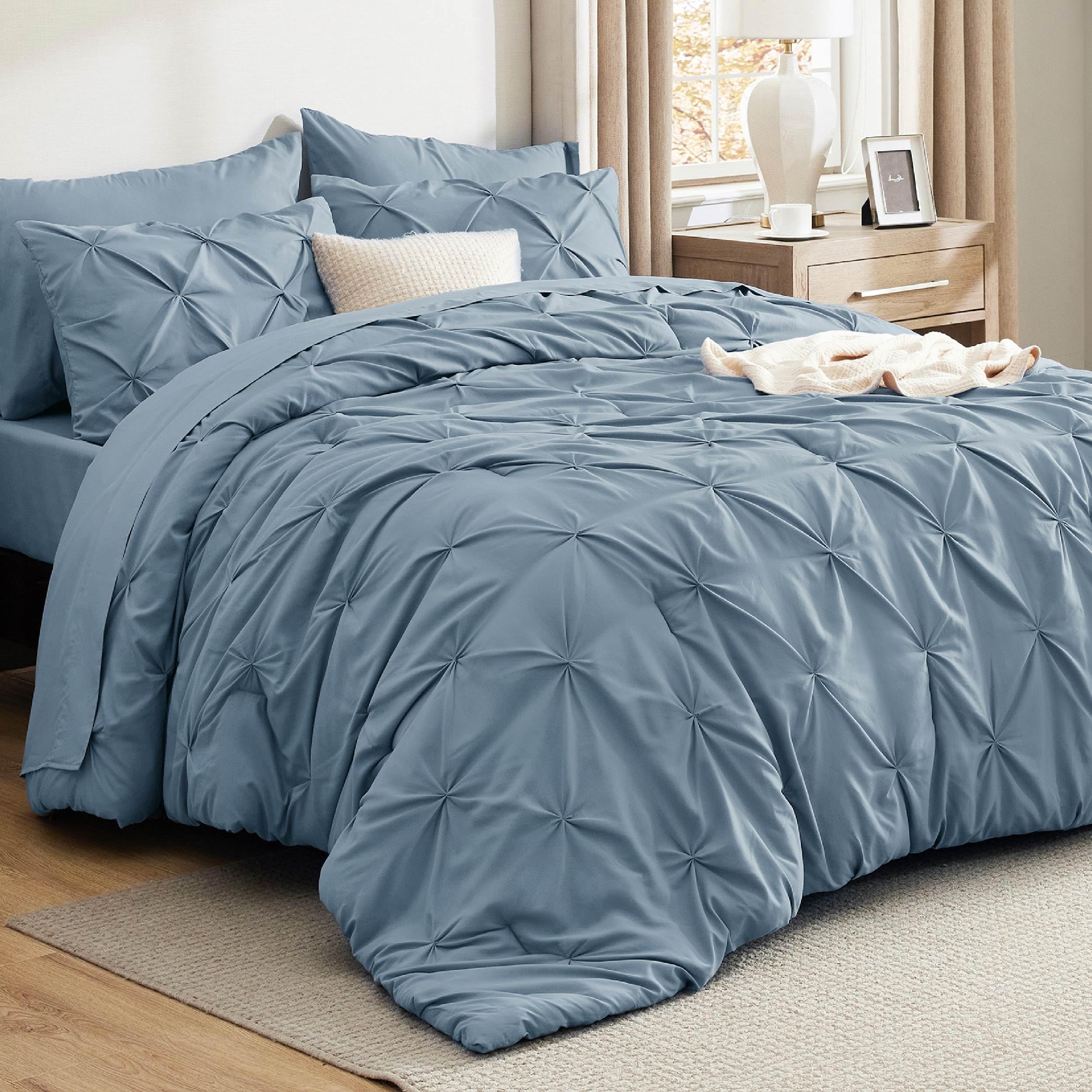 Foto 1 | Juego De Edredón Bedsure Queen Mineral Blue Con 7 Piezas - Venta Internacional.