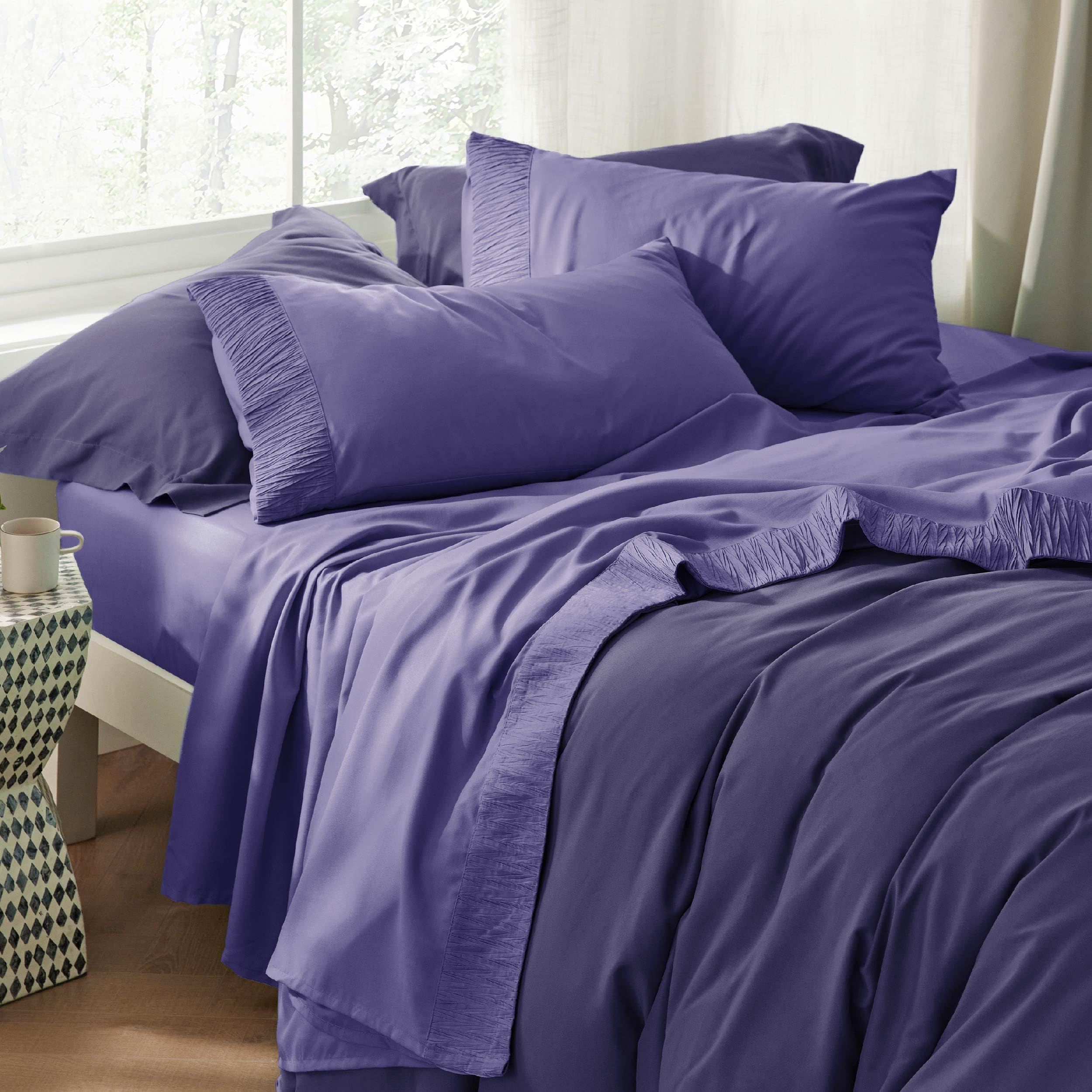Foto 5 | Juego de Sábanas Bedsure Queen Size 4 Piezas Microfibra de Poliéster - Venta Internacional