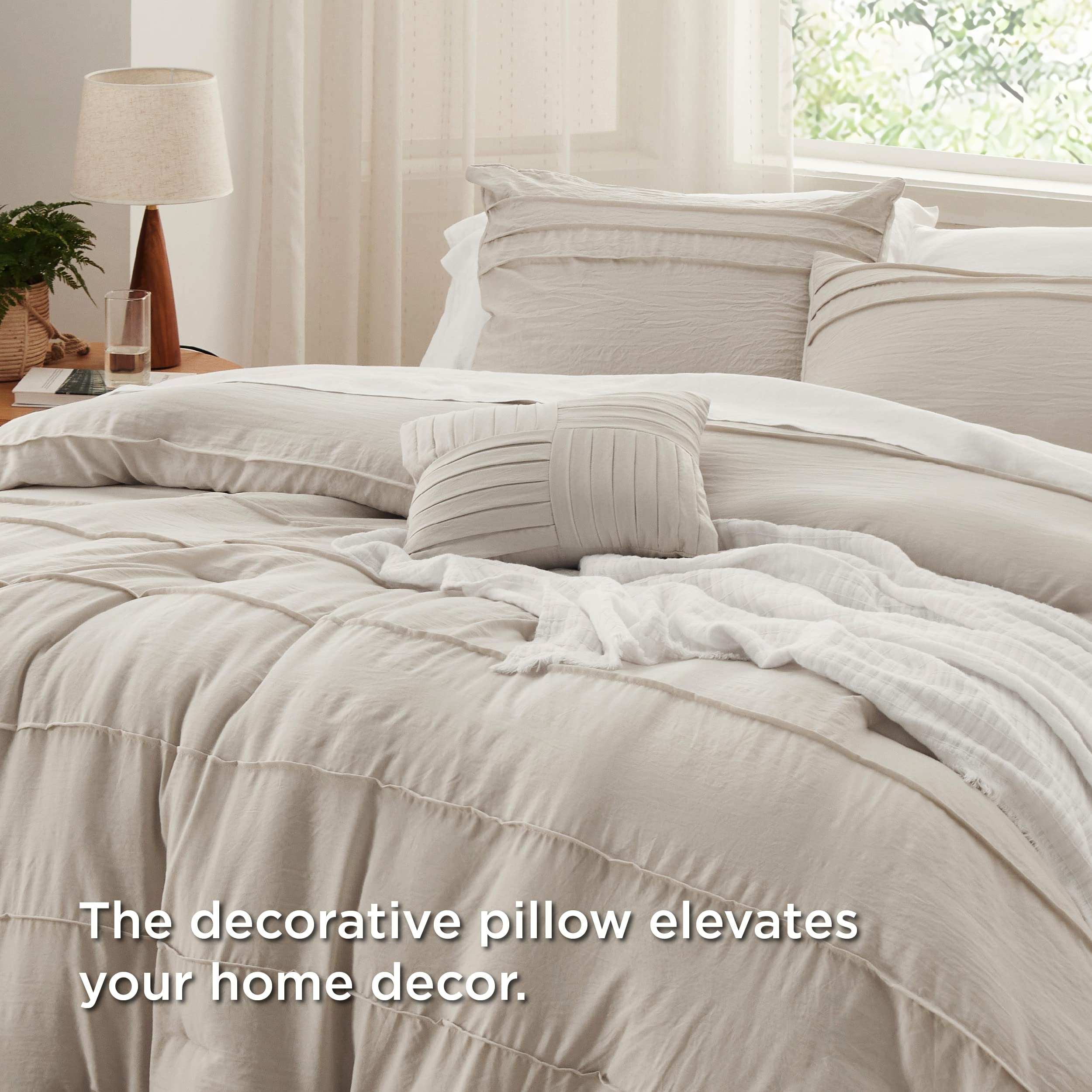 Foto 5 | Juego de Edredón Bedsure California King Pinch Pleat 4 Piezas - Venta Internacional