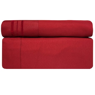Foto 2 | Juego De Sábanas Sweet Home Collection De 1800 Hilos, Color Rojo - Venta Internacional.
