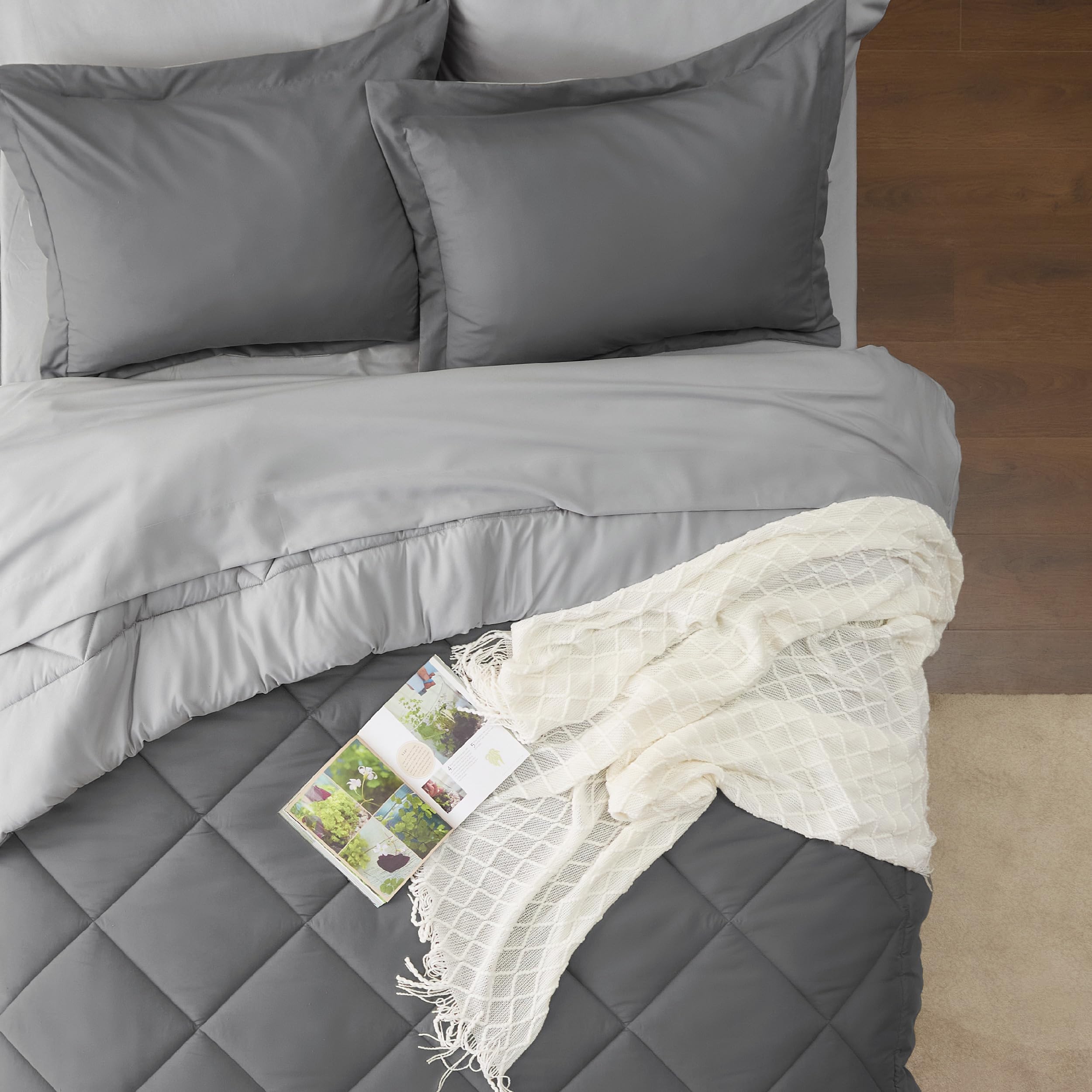 Foto 5 pulgar | Juego De Cama Bedsure Queen, Edredón, 7 Piezas, Reversible - Venta Internacional.