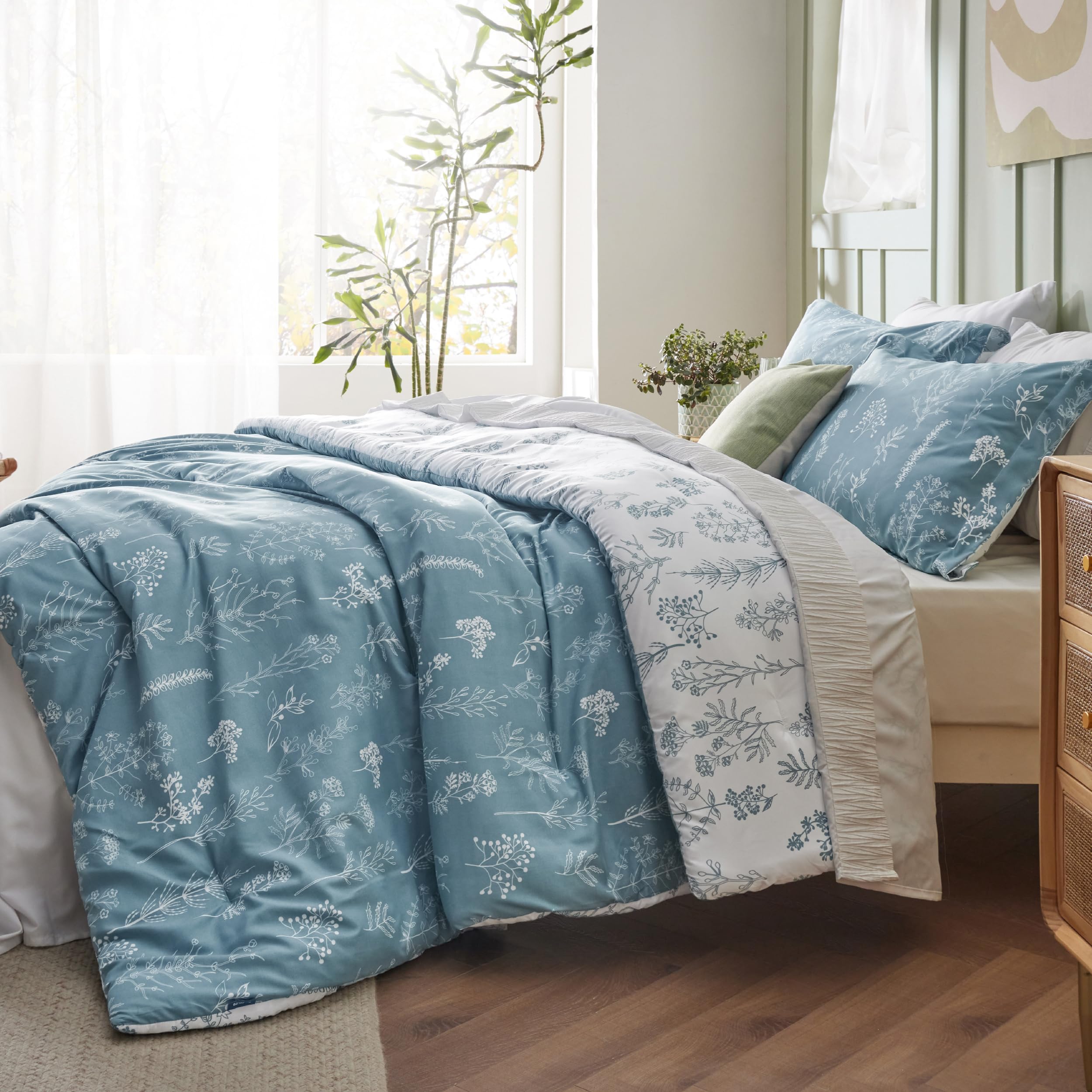 Foto 4 | Juego de Edredón Bedsure Full Mineral Blue Con 1 Edredón Y 2 Fundas - Venta Internacional