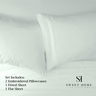 Foto 2 | Juego de Sábanas Sweet Home Collection 1500 Supreme Full Mint Green - Venta Internacional