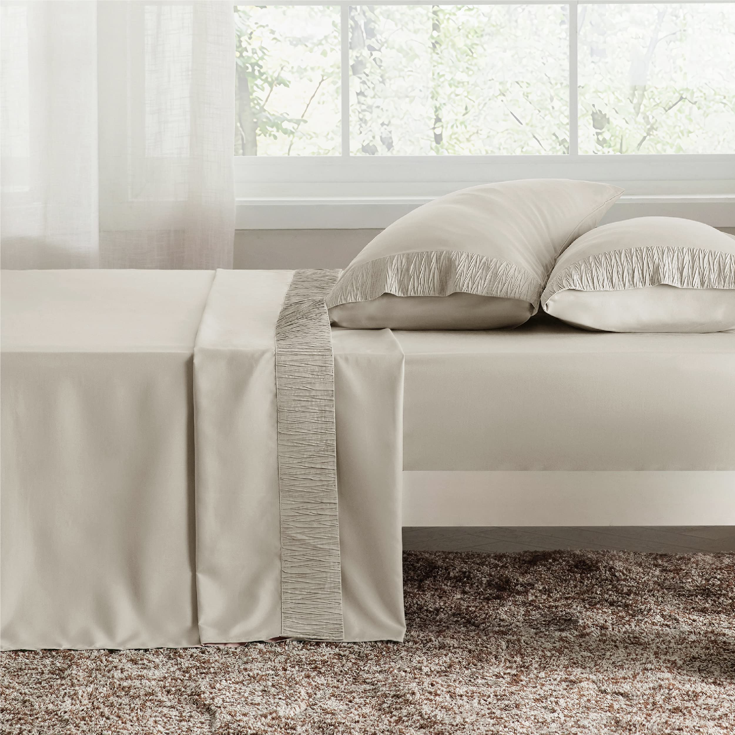 Foto 2 | Juego de Sábanas Bedsure Queen Size 4 Piezas- Venta Internacional