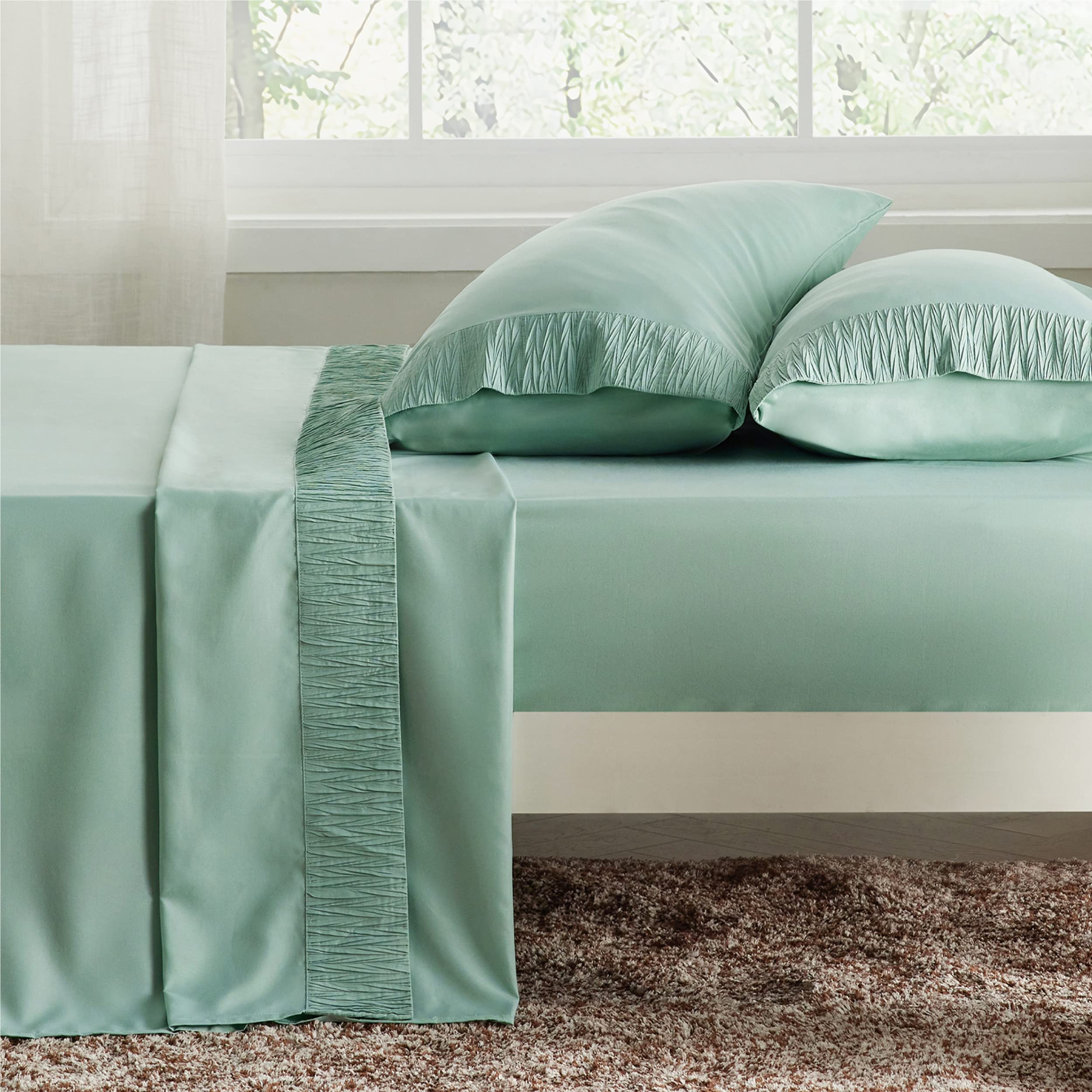 Foto 2 | Juego de Sábanas Bedsure Queen Size 4 Piezas - Venta Internacional