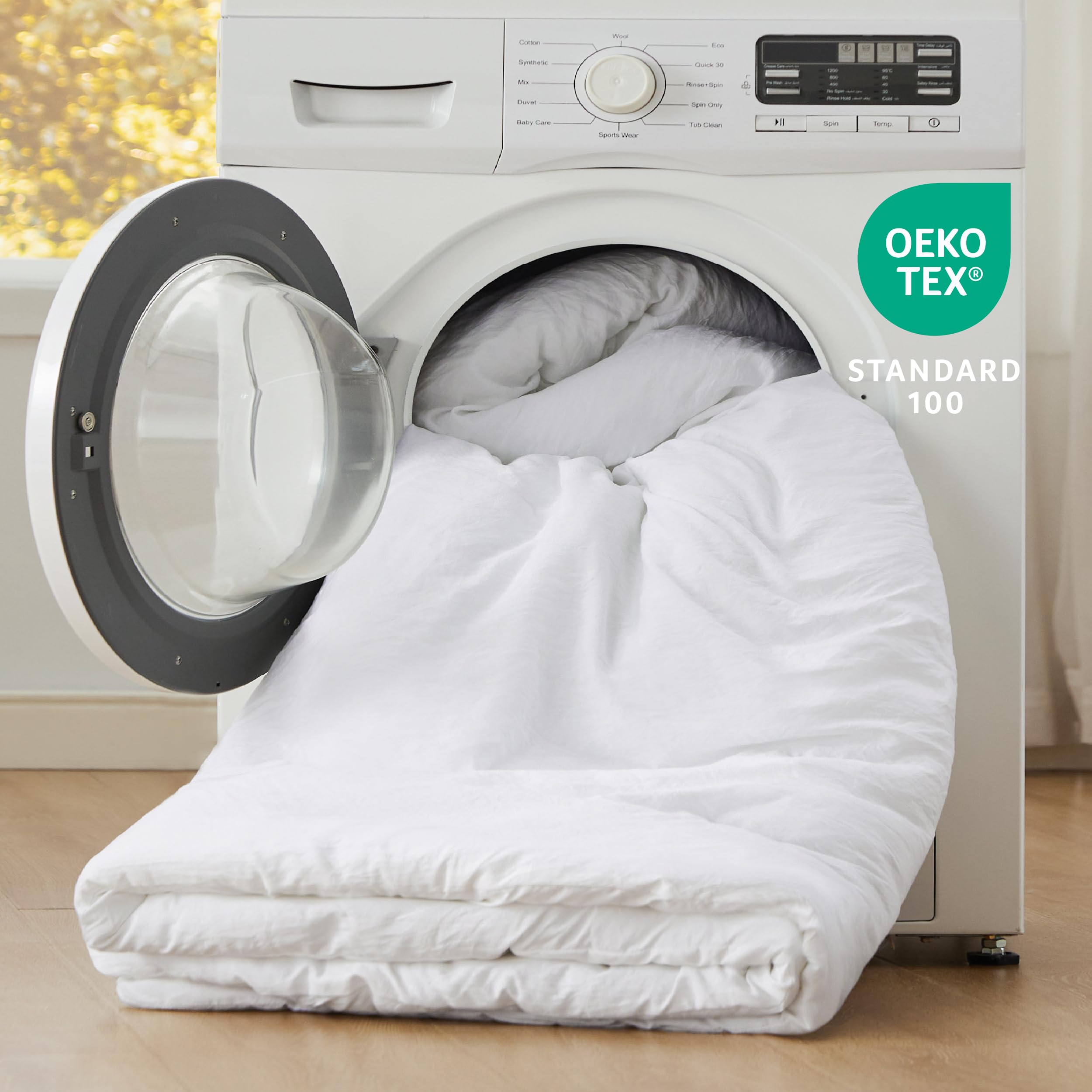 Foto 6 pulgar | Juego de Edredón Bedsure Tamaño King Blanco Prelavado 3 Piezas - Venta Internacional