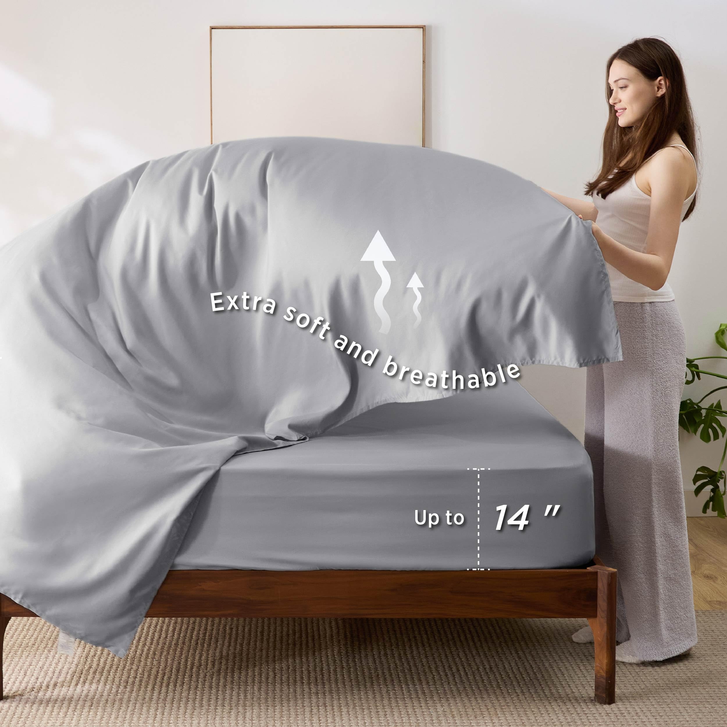 Foto 6 pulgar | Juego de Cama Bedsure Queen Edredón Reversible Burdeos 7 Piezas - Venta Internacional