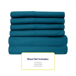 Foto 4 | Sábanas Sweet Home Collection 1500 Supreme Twin Xl, Color Verde Azulado - Venta Internacional.