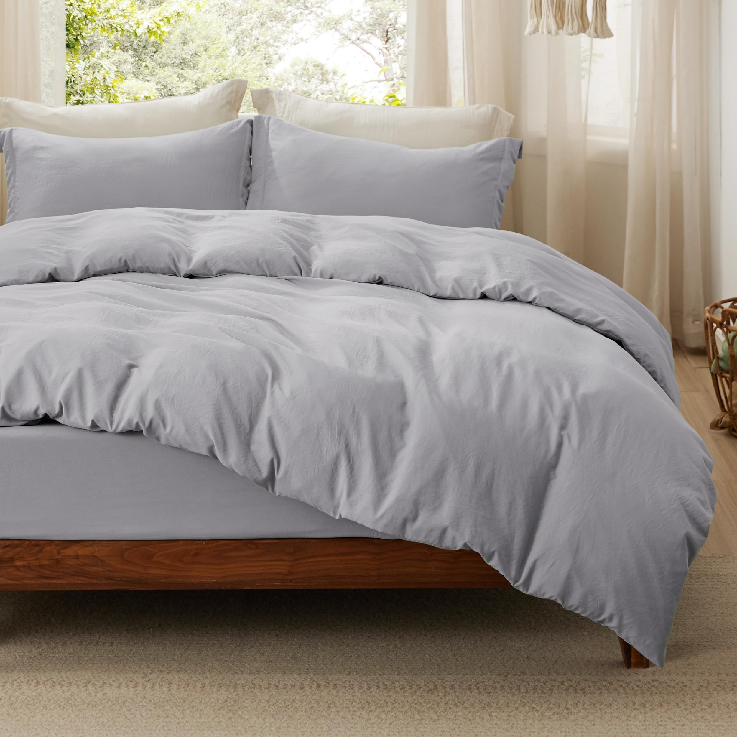 Juego de Cama Bedsure Queen con Sábana Bajera - Venta Internacional