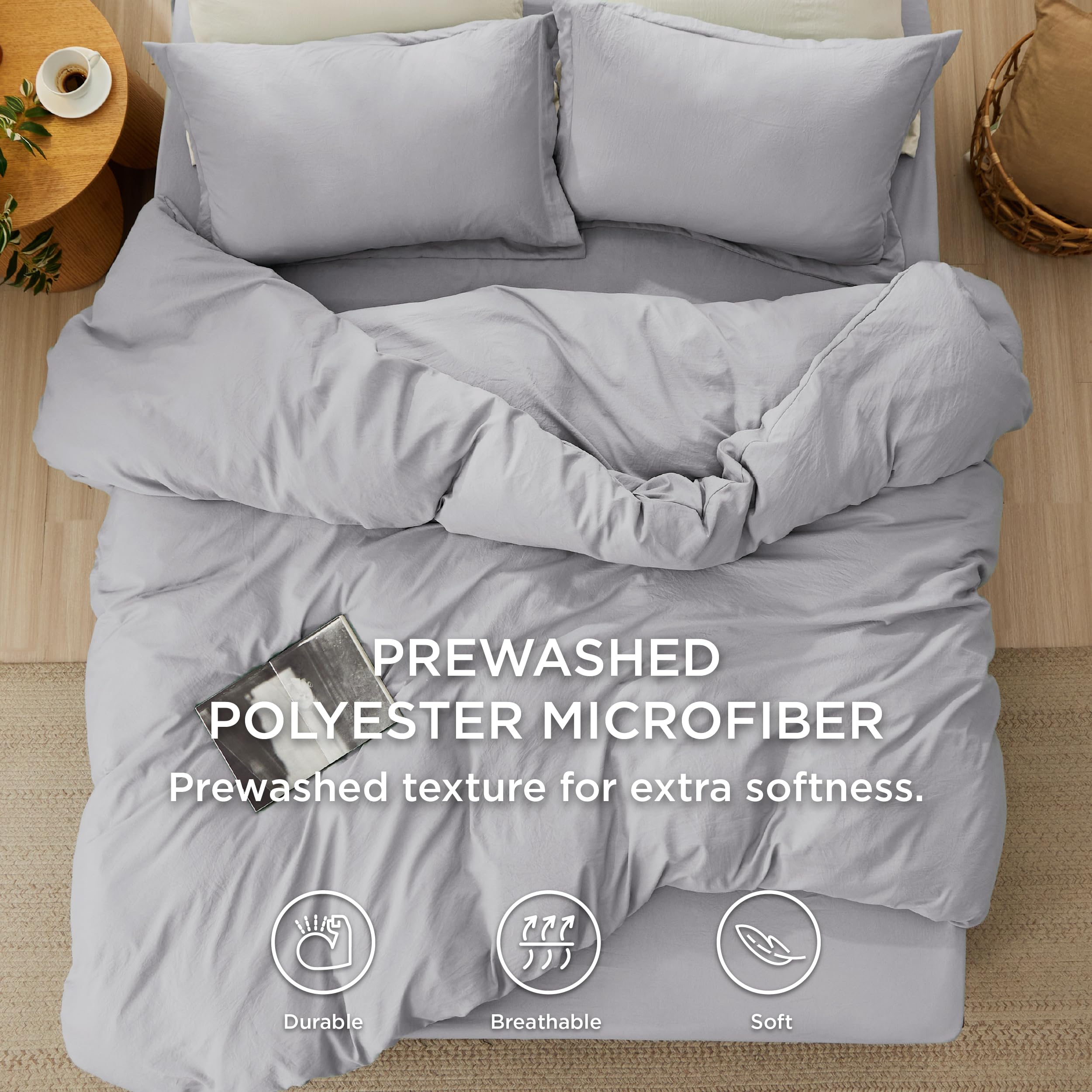 Foto 4 pulgar | Juego de Cama Bedsure Queen con Sábana Bajera - Venta Internacional