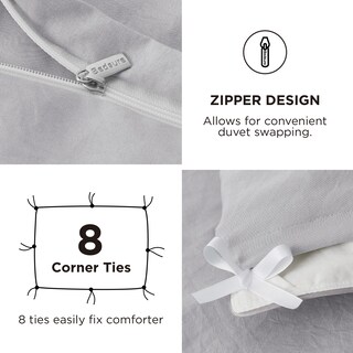 Foto 5 | Juego de Cama Bedsure Queen con Sábana Bajera - Venta Internacional