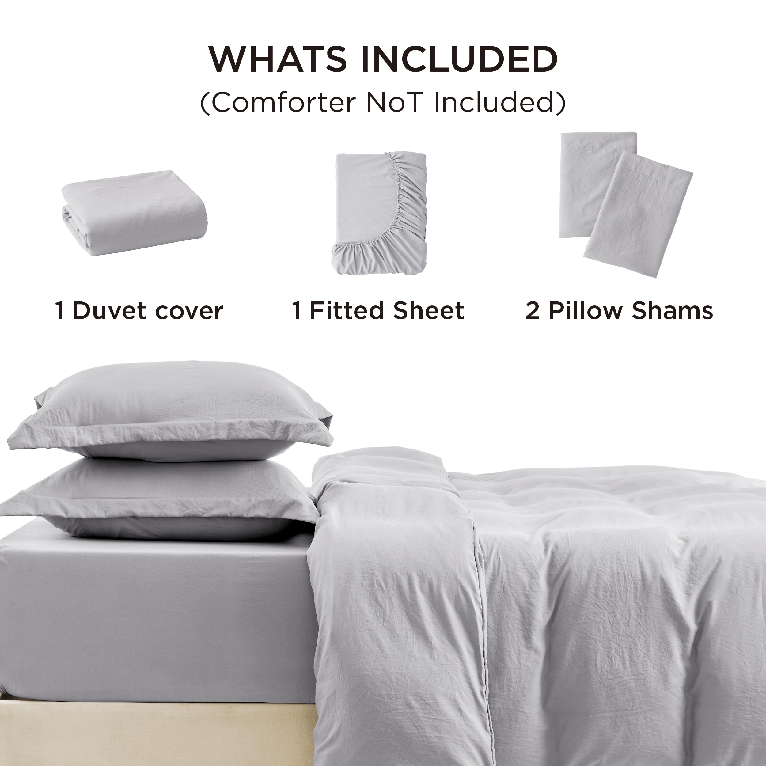 Foto 8 pulgar | Juego de Cama Bedsure Queen con Sábana Bajera - Venta Internacional