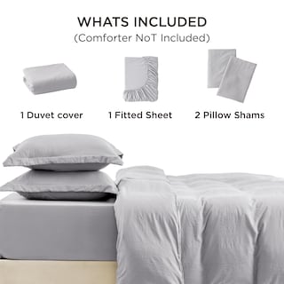 Foto 7 | Juego de Cama Bedsure Queen con Sábana Bajera - Venta Internacional