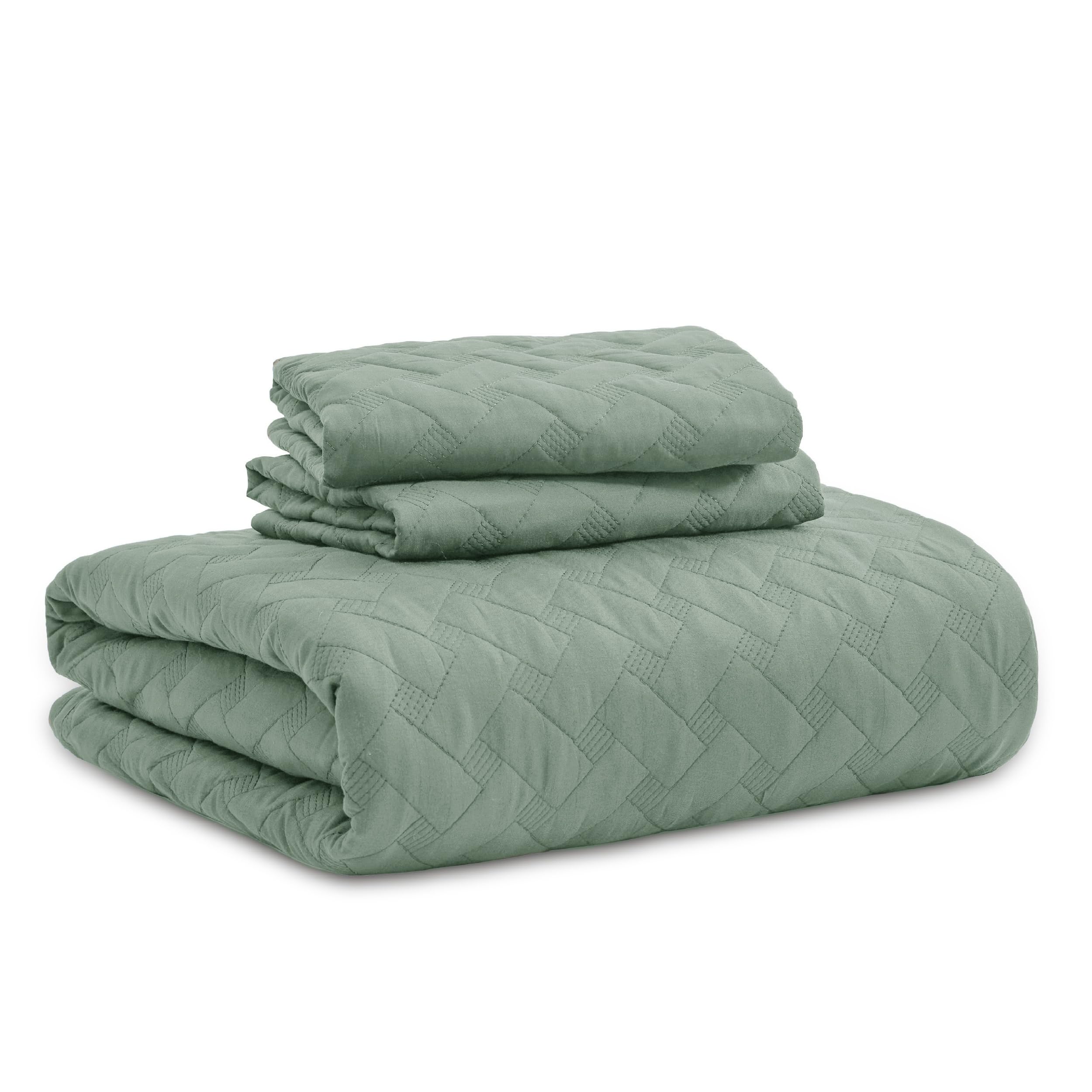Foto 7 pulgar | Colchas Ligeras Quilt Bedsure Queen Size Verde Salvia - Venta Internacional