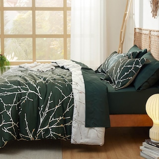 Foto 6 | Juego de Edredón Bedsure Queen Floral Green 7 Piezas - Venta Internacional
