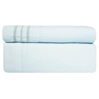 Foto 2 | Juego De Sábanas Sweet Home Collection 1800 Supreme Twin, Color Azul Claro - Venta Internacional.