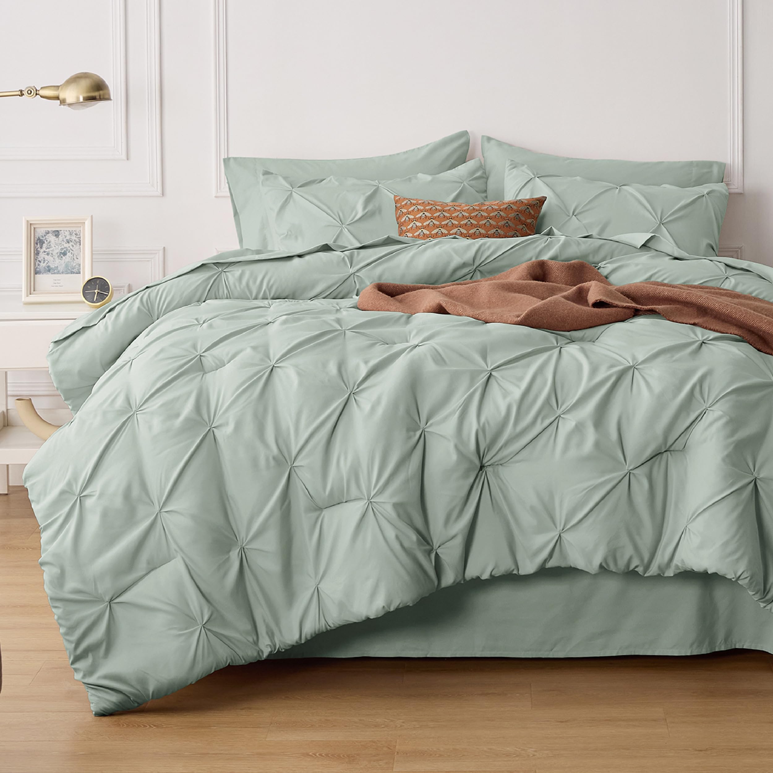 Foto 4 pulgar | Juego de Edredón Bedsure California King Green 7 Piezas - Venta Internacional