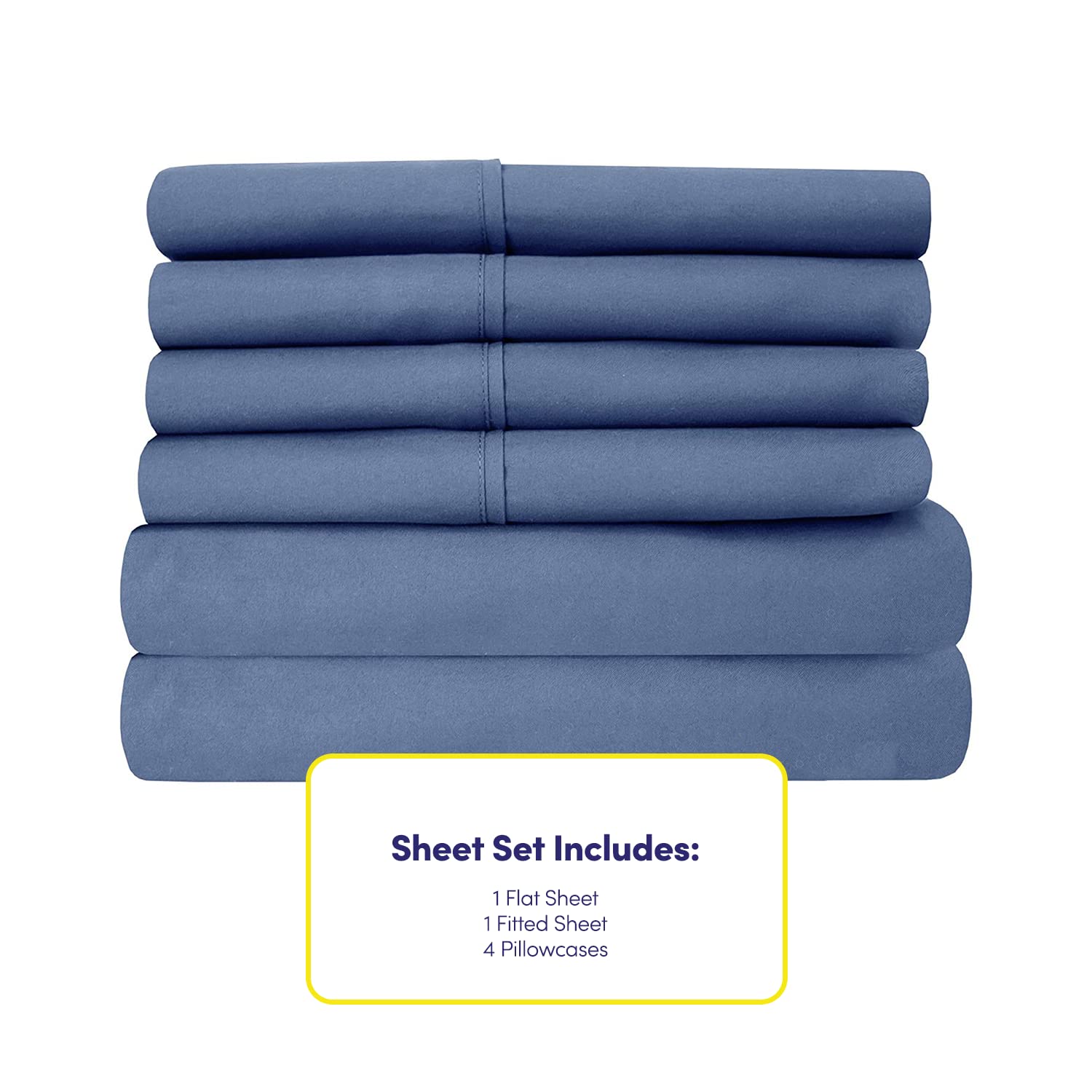 Foto 4 | Sábanas Sweet Home Collection, 6 Unidades, 1500 Supreme Full - Venta Internacional.