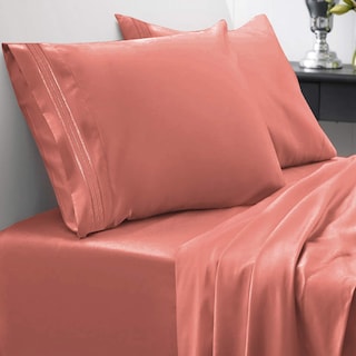 Foto 1 | Sábanas Sweet Home Collection 1800 Supreme Queen Rust - Venta Internacional.