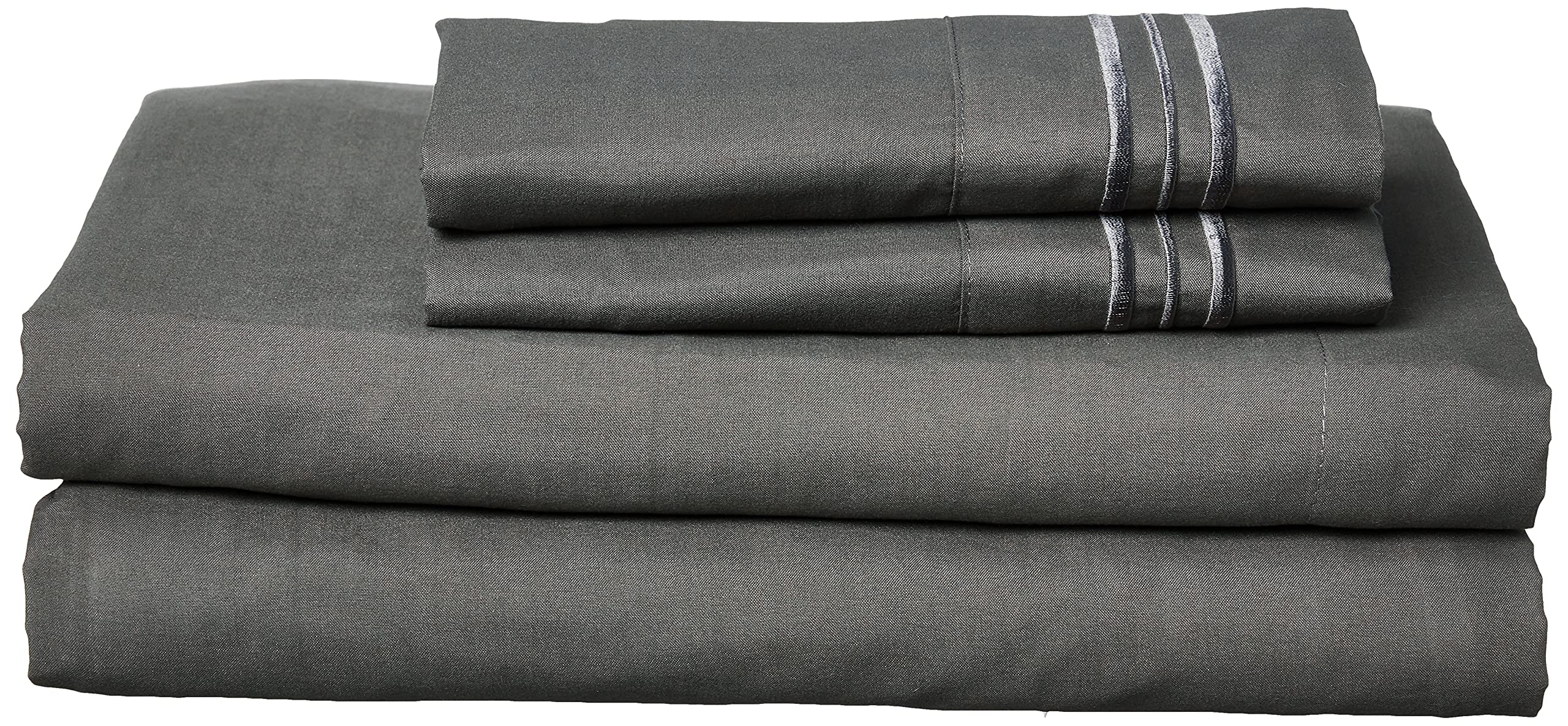 Foto 2 pulgar | Sábanas Sweet Home Collection Supreme Queen Grey - Venta Internacional.