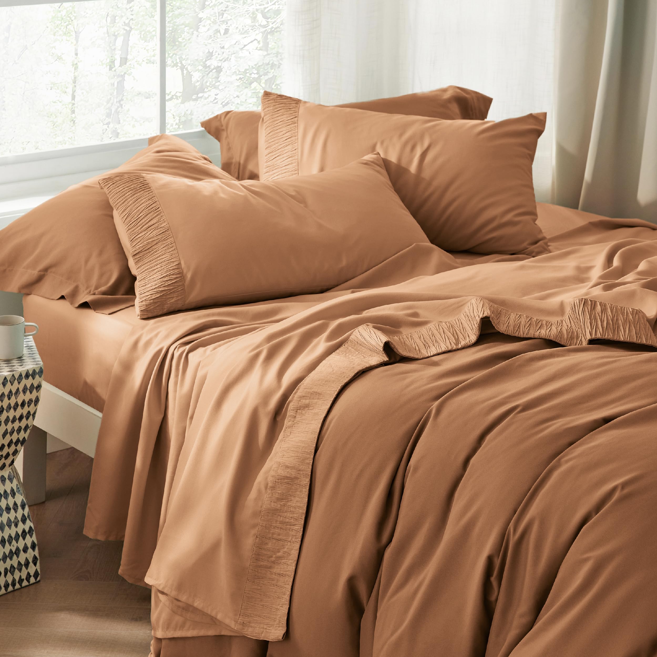 Foto 5 | Juego de Sábanas Bedsure Queen Size 4 Piezas Microfibra De Poliéster - Venta Internacional