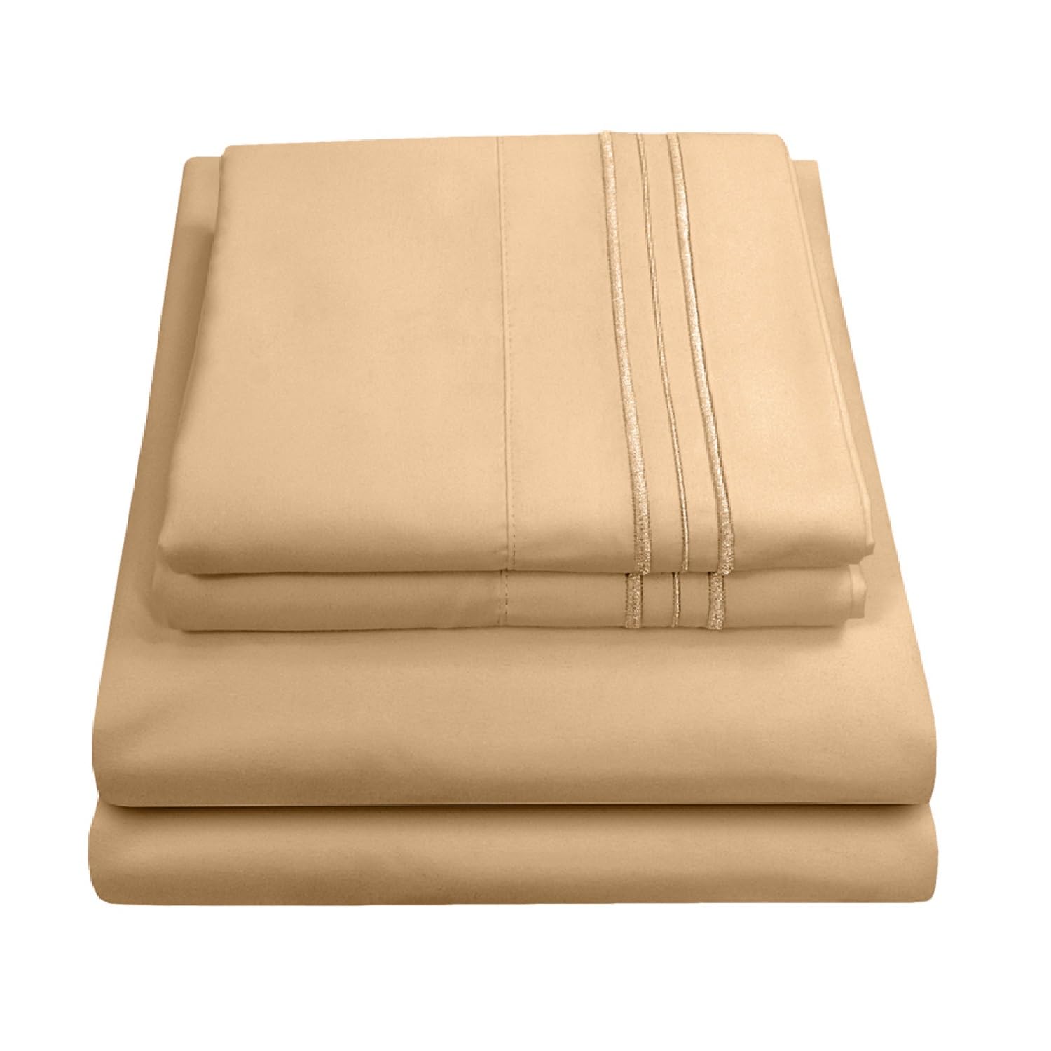 Foto 1 | Sábanas De La Colección Sweet Home Supreme Queen Camel - Venta Internacional.