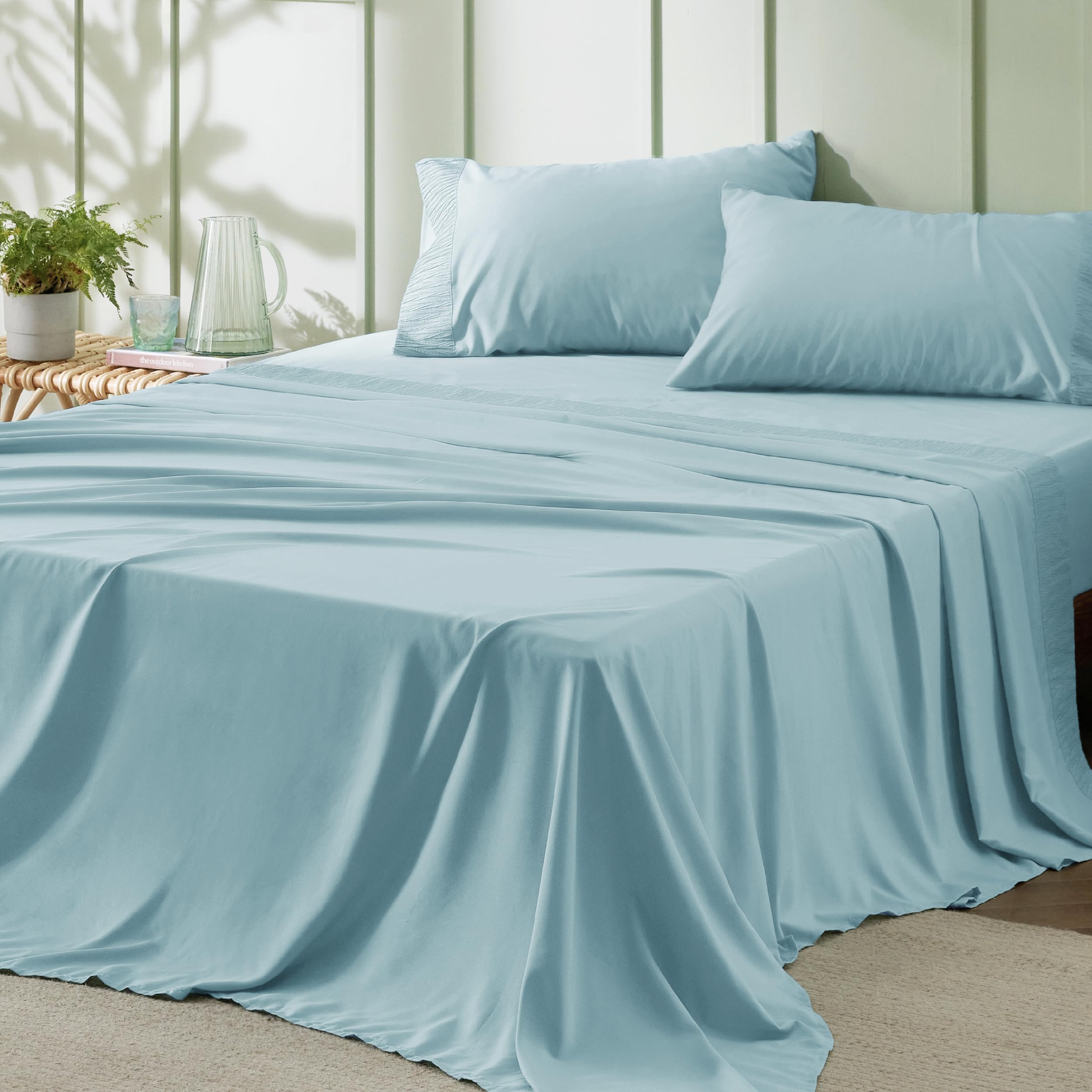 Juego de Sábanas Bedsure Queen Size 4 Piezas- Venta Internacional