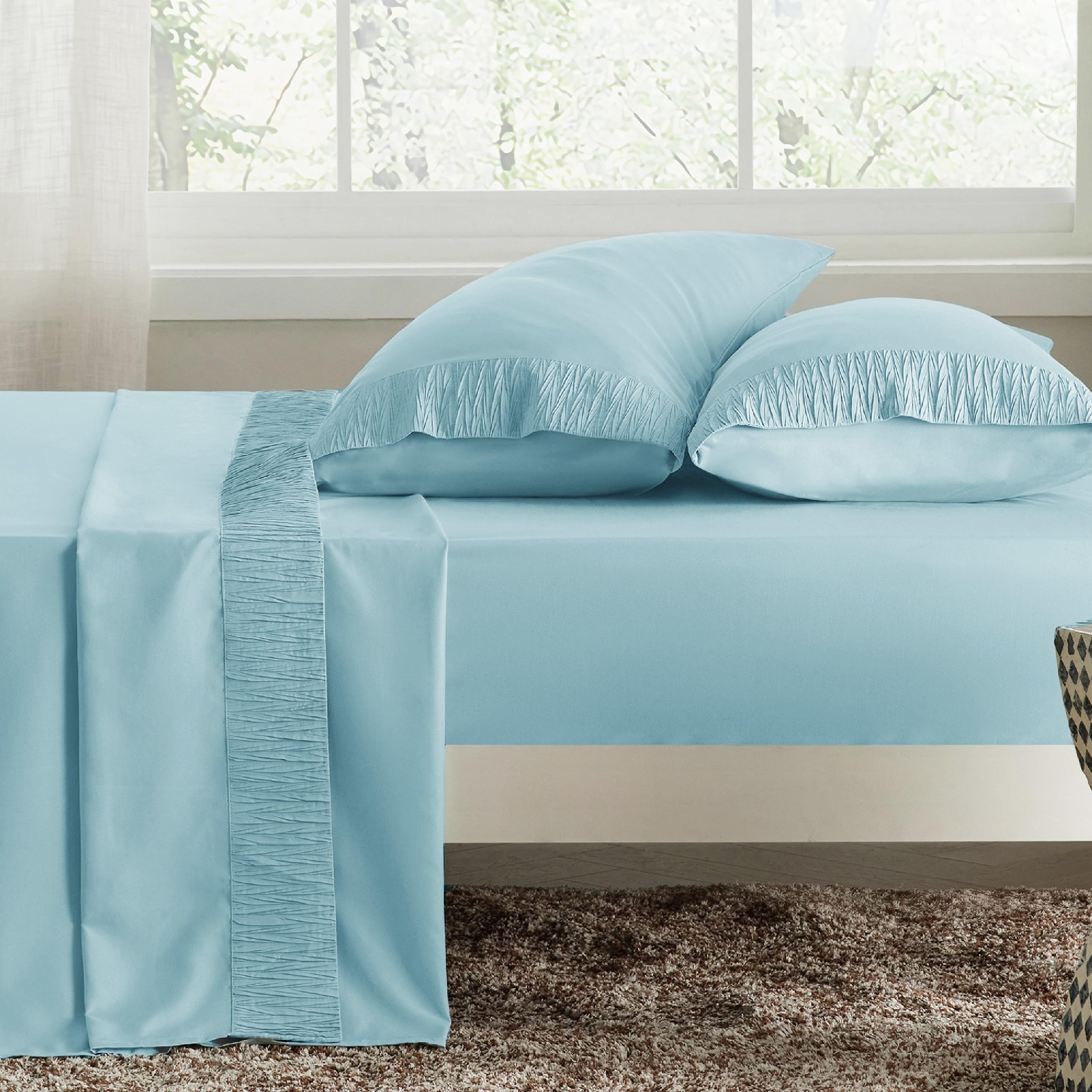Foto 2 | Juego de Sábanas Bedsure Queen Size 4 Piezas- Venta Internacional