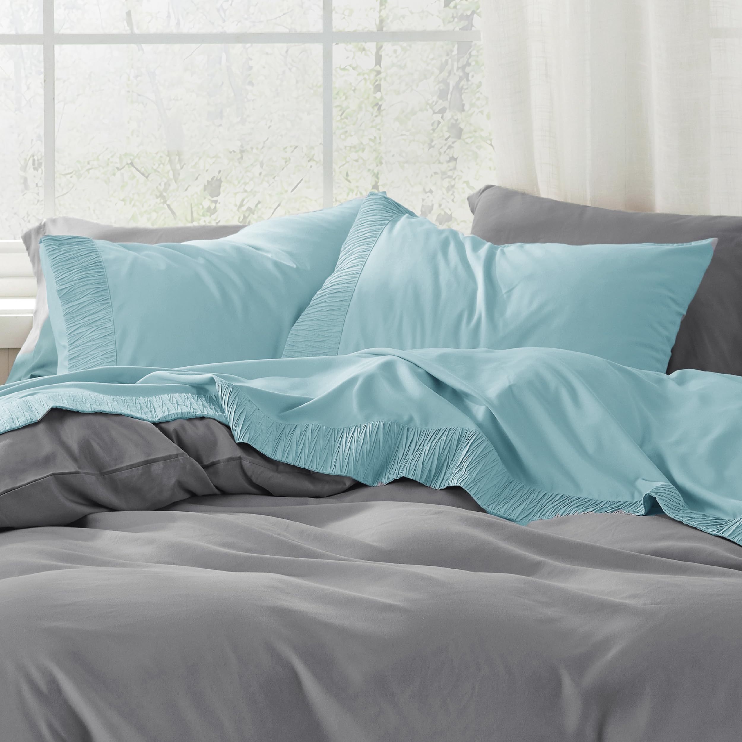 Foto 3 | Juego de Sábanas Bedsure Queen Size 4 Piezas- Venta Internacional