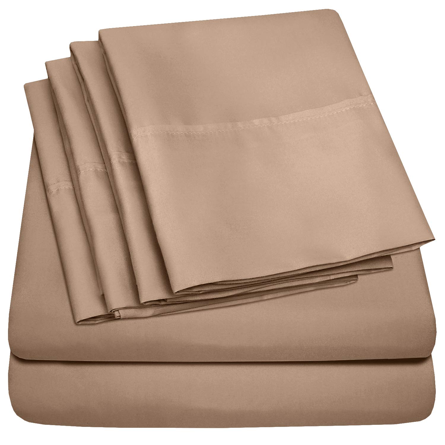 Juego De Sábanas Sweet Home Collection 1500 Supreme Twin Xl Taupe - Venta Internacional.