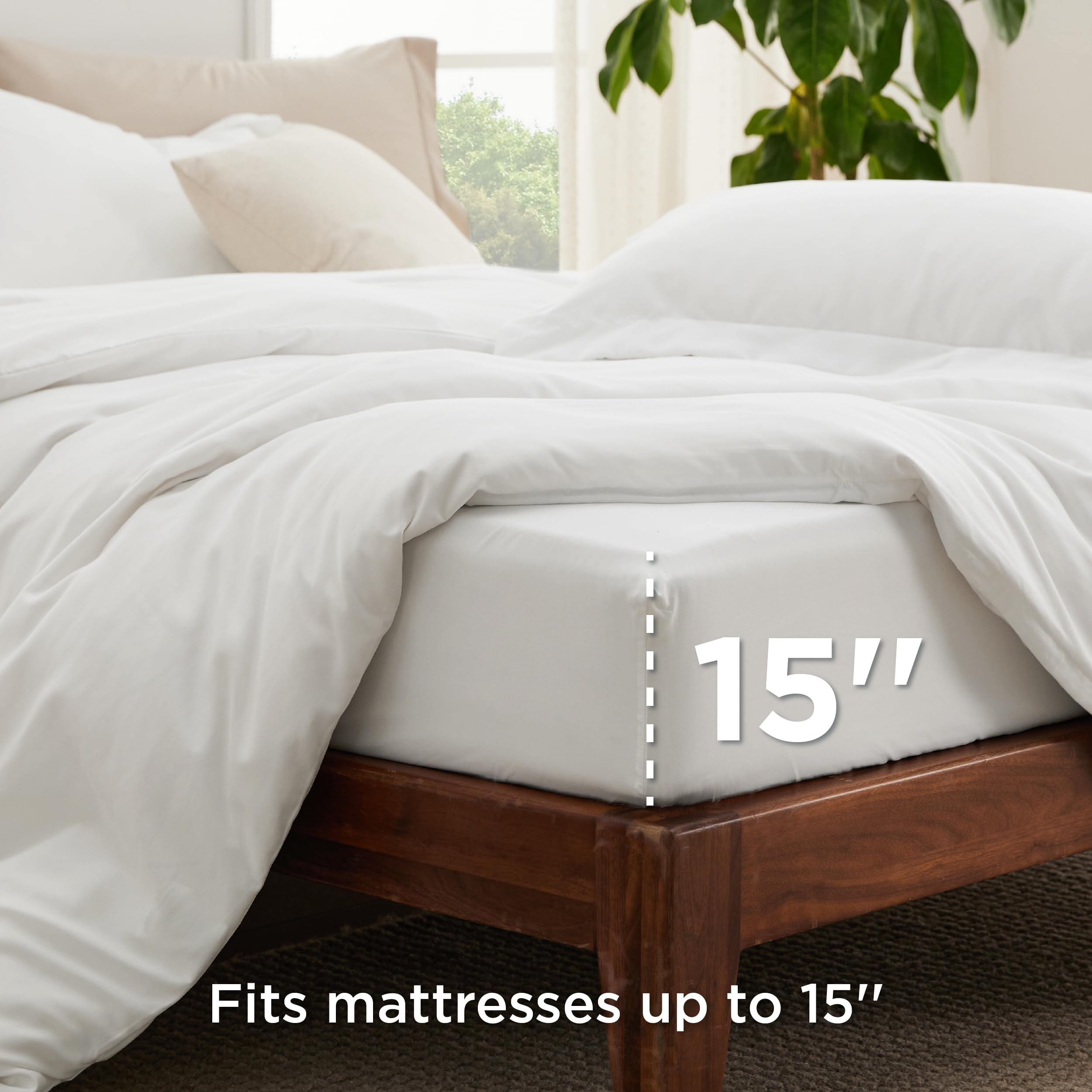 Foto 3 pulgar | Juego de Cama Bedsure King Funda De Edredón Con Sábana Bajera Ajustable 4 Piezas - Venta Internacional