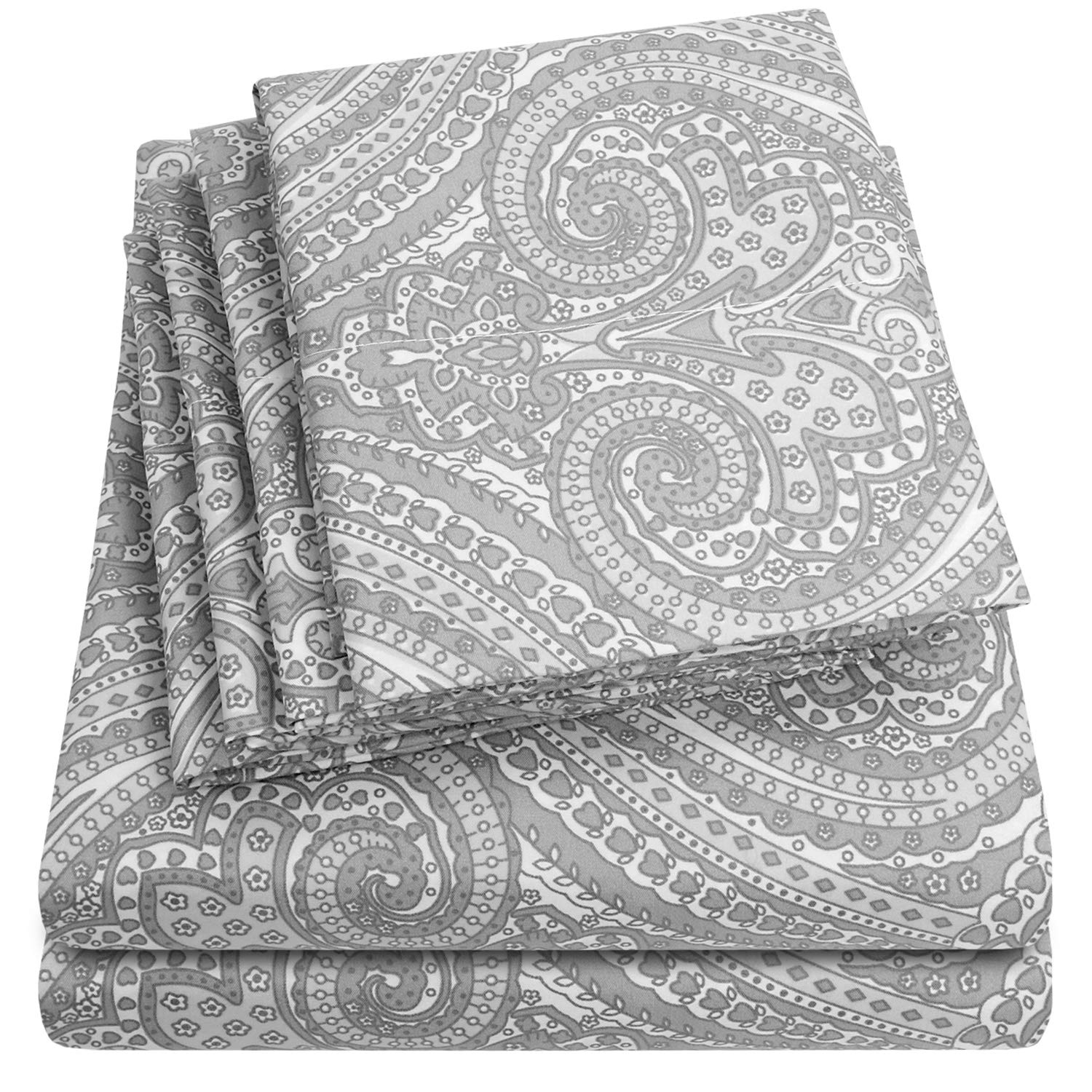 Juego De Sábanas Sweet Home Collection Paisley Queen, 6 Piezas - Venta Internacional.