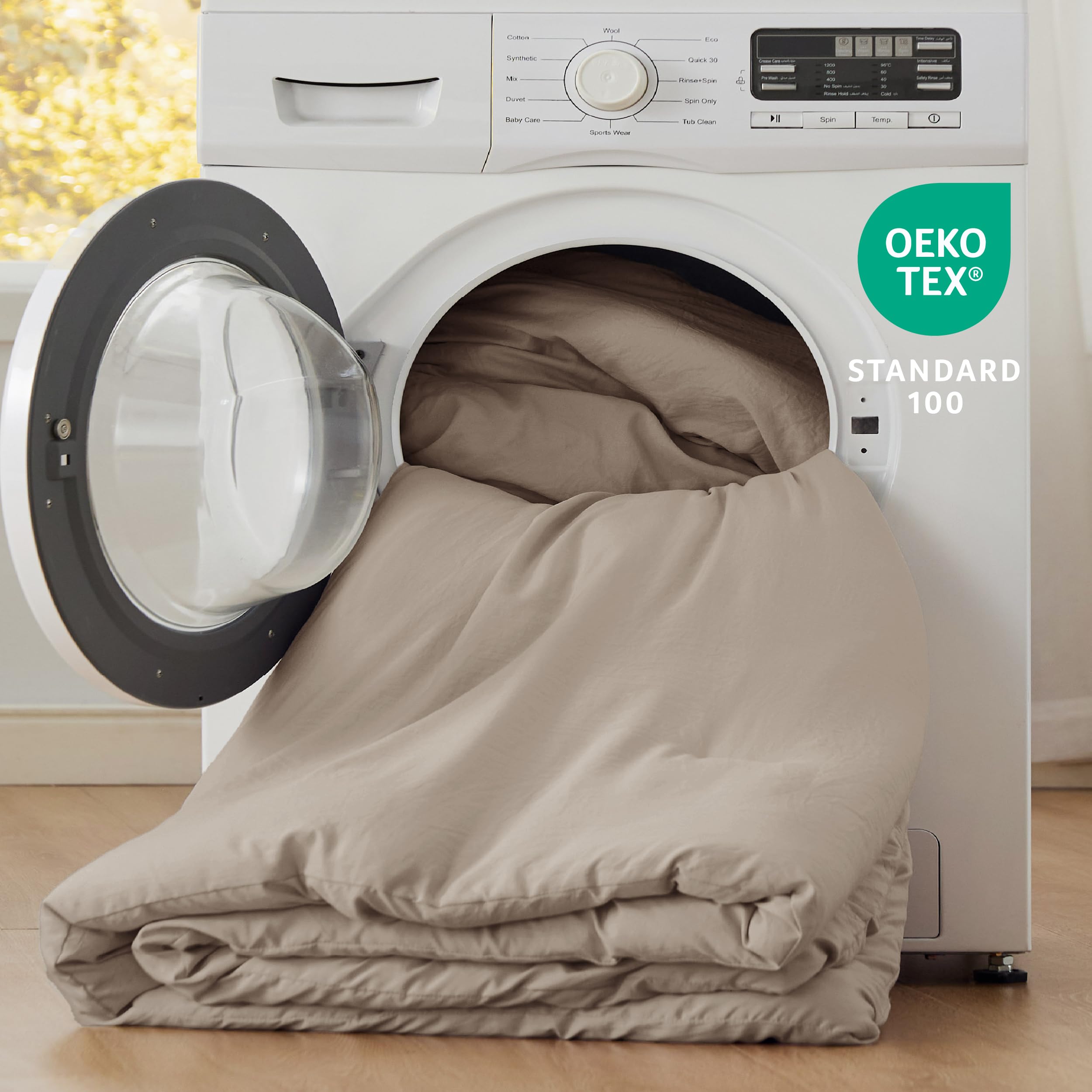 Foto 6 pulgar | Juego de Edredón Bedsure Queen Size Khaki Gentlesoft™ 3 Piezas - Venta Internacional