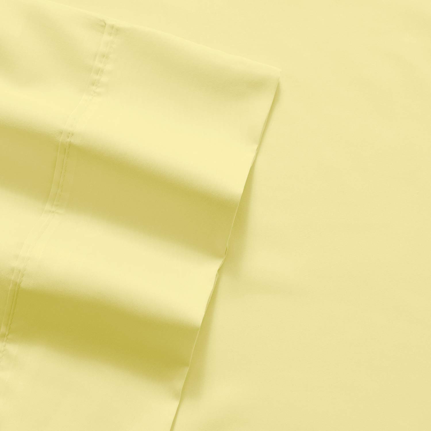 Foto 5 | Sábanas Sweet Home Collection Split King De Color Amarillo Pálido - Venta Internacional.