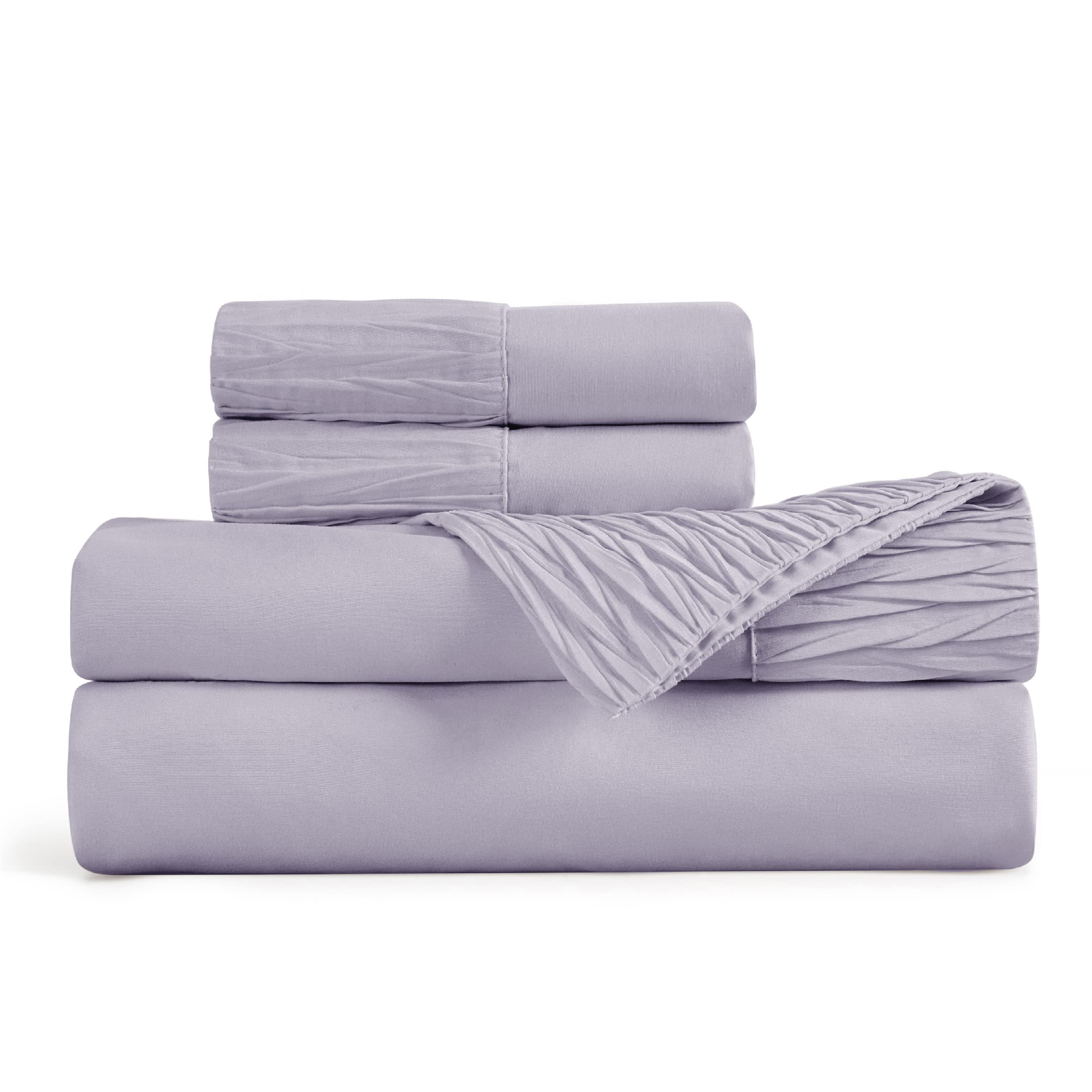 Foto 7 | Juego de Sábanas Bedsure Queen Size Lavanda 4 Piezas - Venta Internacional
