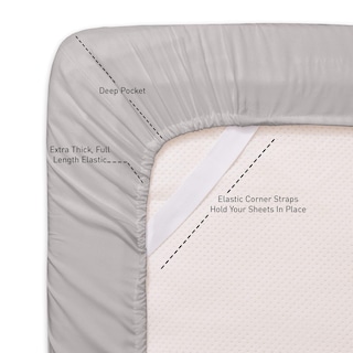 Foto 3 | Juego De Sábanas Sweet Home Collection 1500 Supreme King Silver Grey - Venta Internacional.