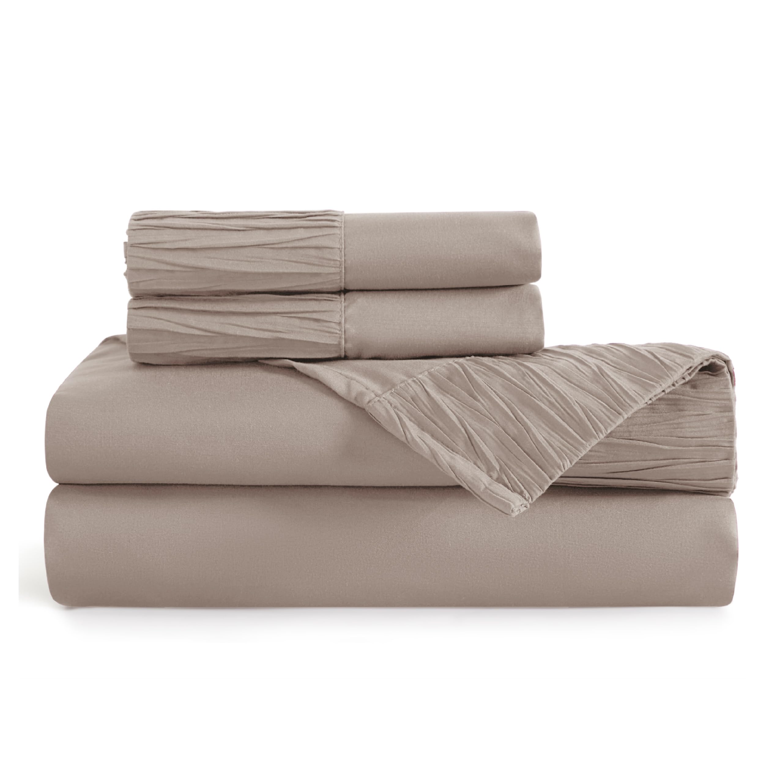 Foto 1 | Juego de Sábanas Bedsure Queen Size 4 Piezas Caqui - Venta Internacional