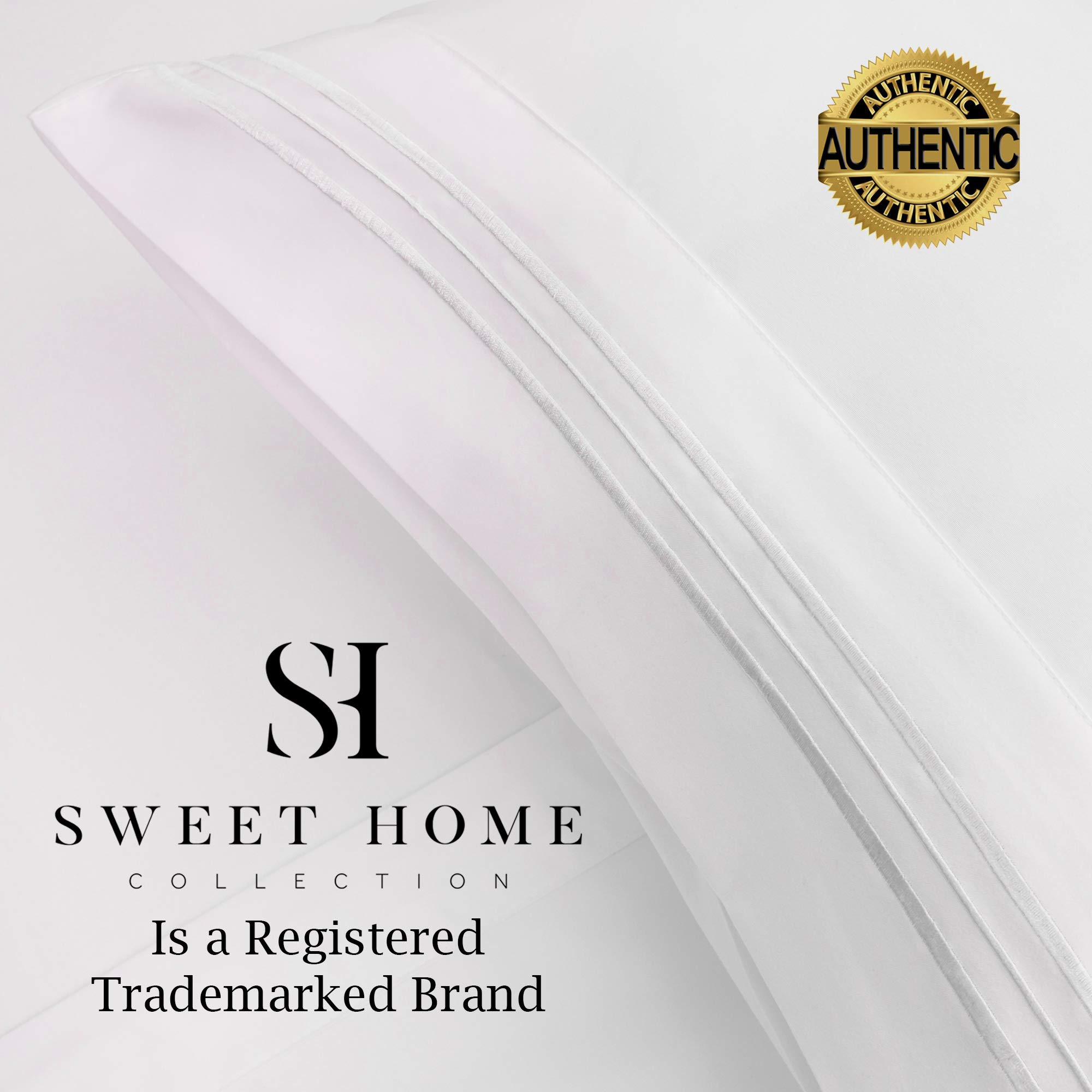 Foto 4 | Juego De Sábanas Sweet Home Collection 1500 Supreme Queen, Color Blanco - Venta Internacional.