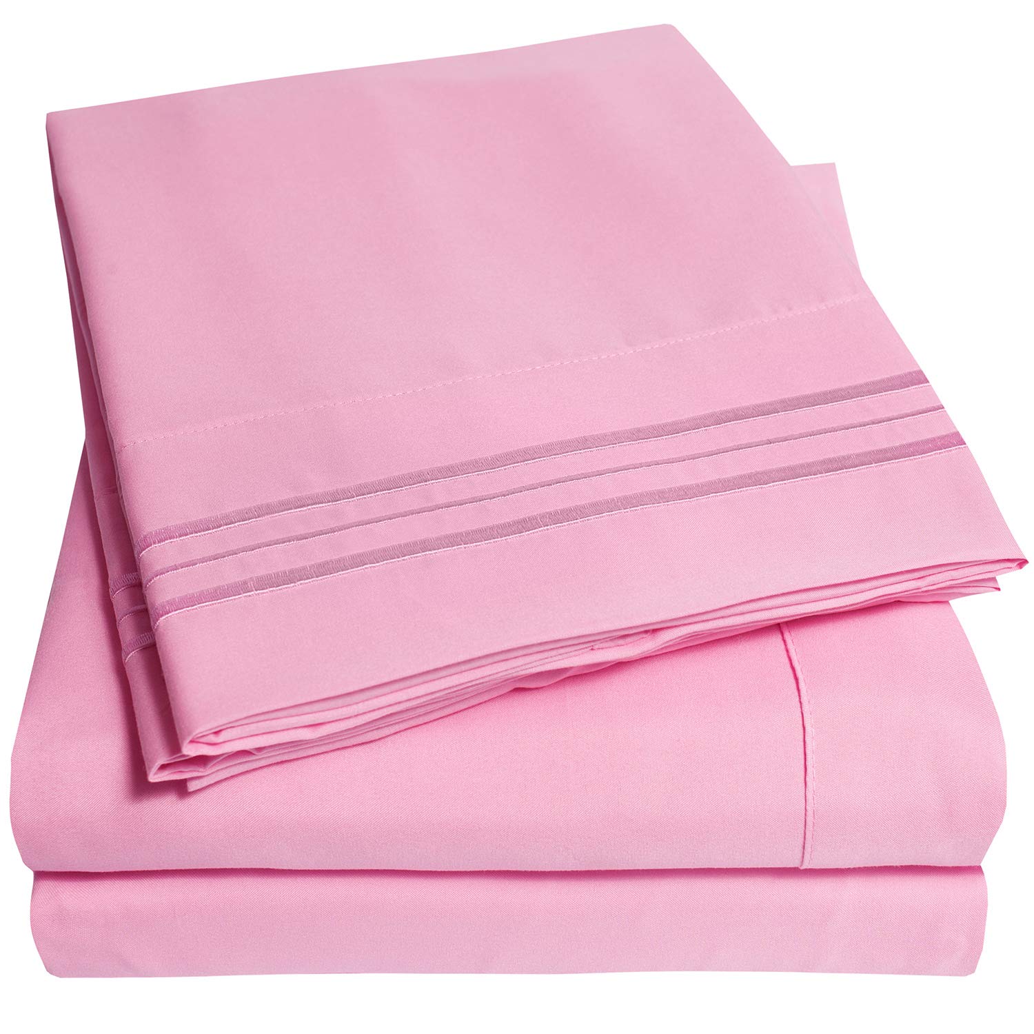 Juego de Sábanas Sweet Home Collection 1500 Supreme Pink Cal King - Venta Internacional