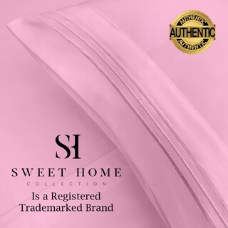 Foto 4 | Juego de Sábanas Sweet Home Collection 1500 Supreme Pink Cal King - Venta Internacional